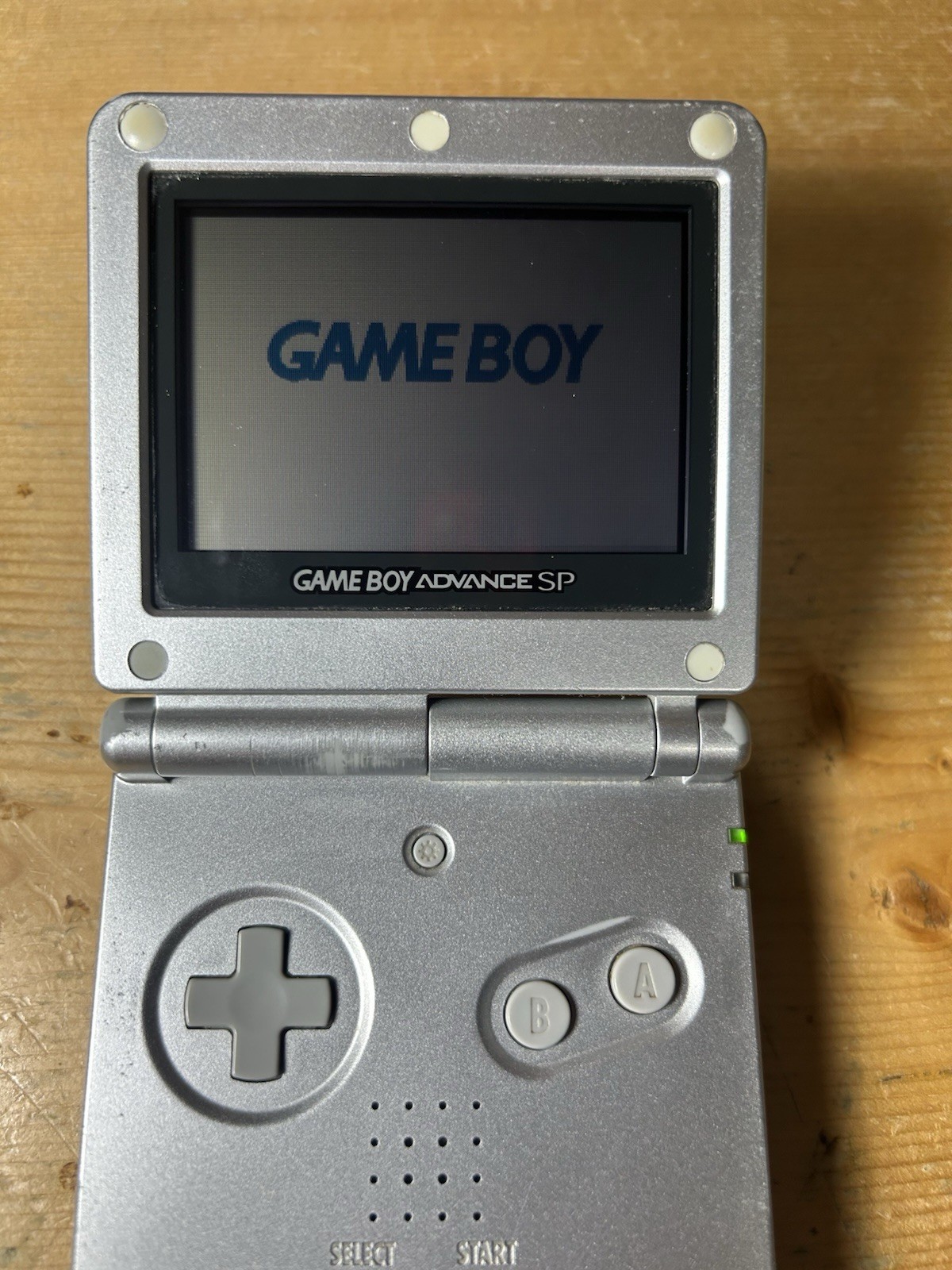 Nintendo Game Boy Advance SP Handheld Game Console AGS-001 Silver System Only