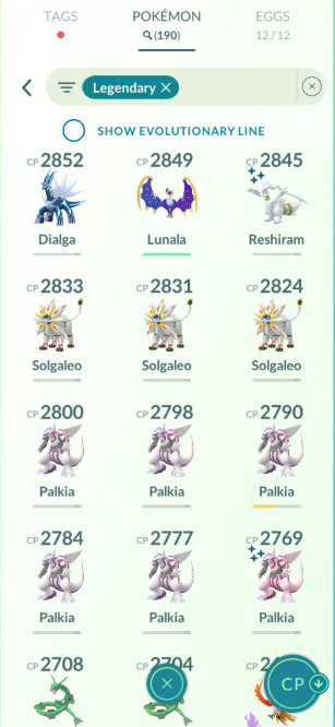 Pokémon Acc Go Lv71⭐️Random⭐️8M-15M Stardust⭐️100-250 Shiny⭐️100- 200+Legendary