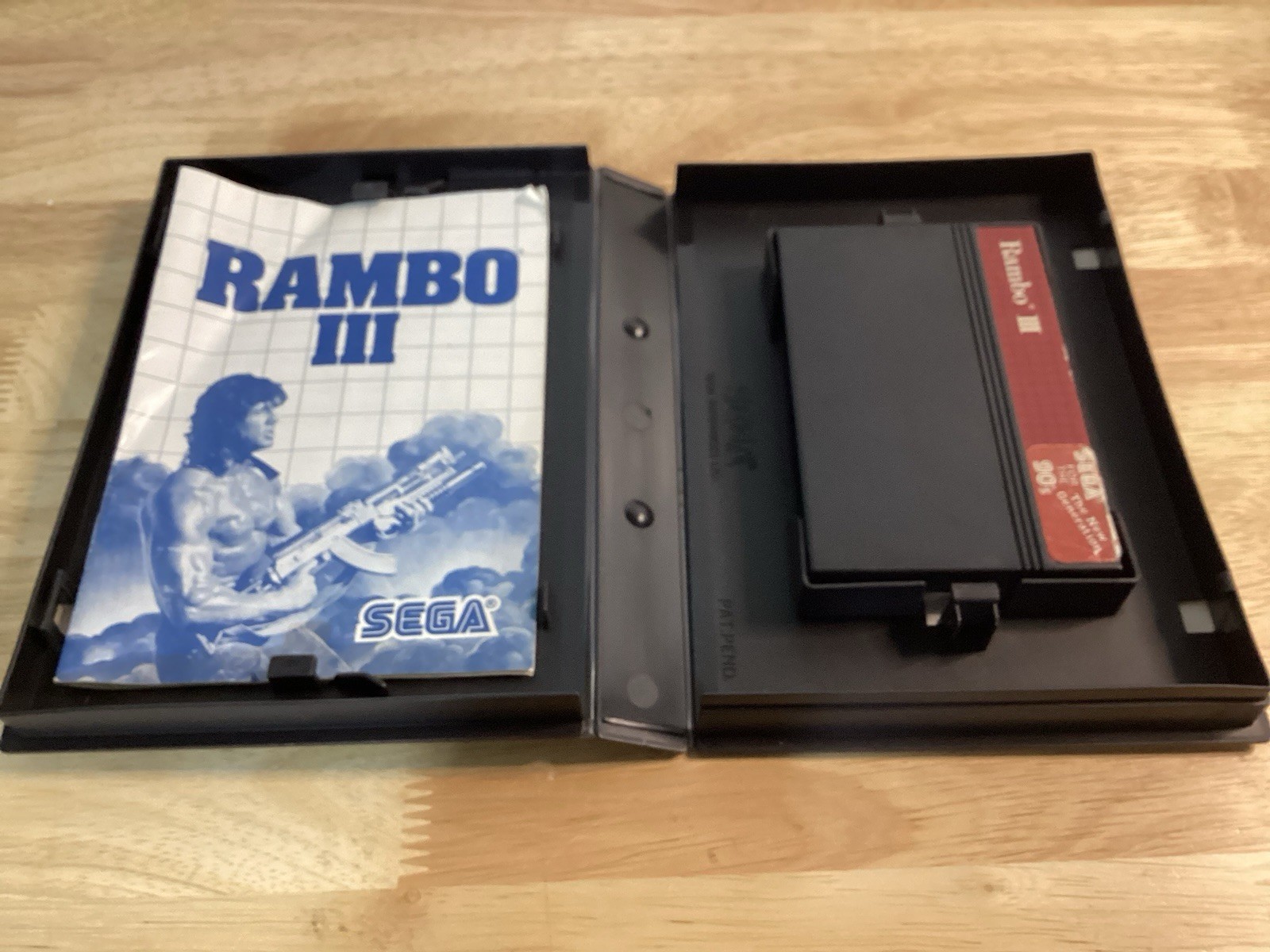 Rambo III Sega Master CIB Complete TESTED