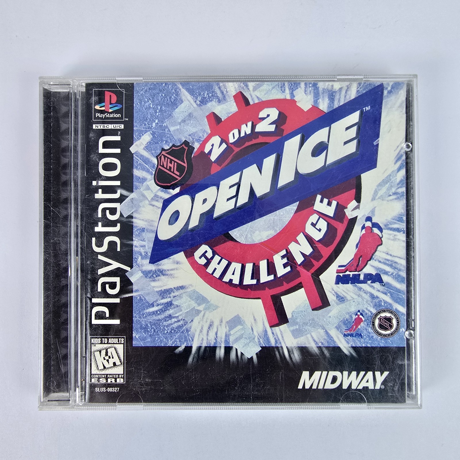 NHL Open Ice 2 On 2 Challenge PS1 Playstation 1 CIB With Registration Card