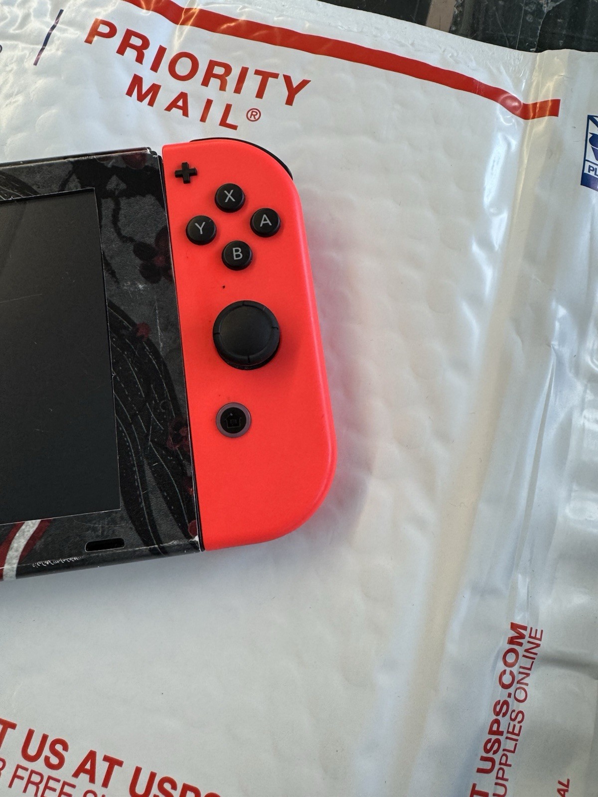 Nintendo Switch HAC-001 Neon Blue Red Console w/ 64GB microSD Card Tested Works