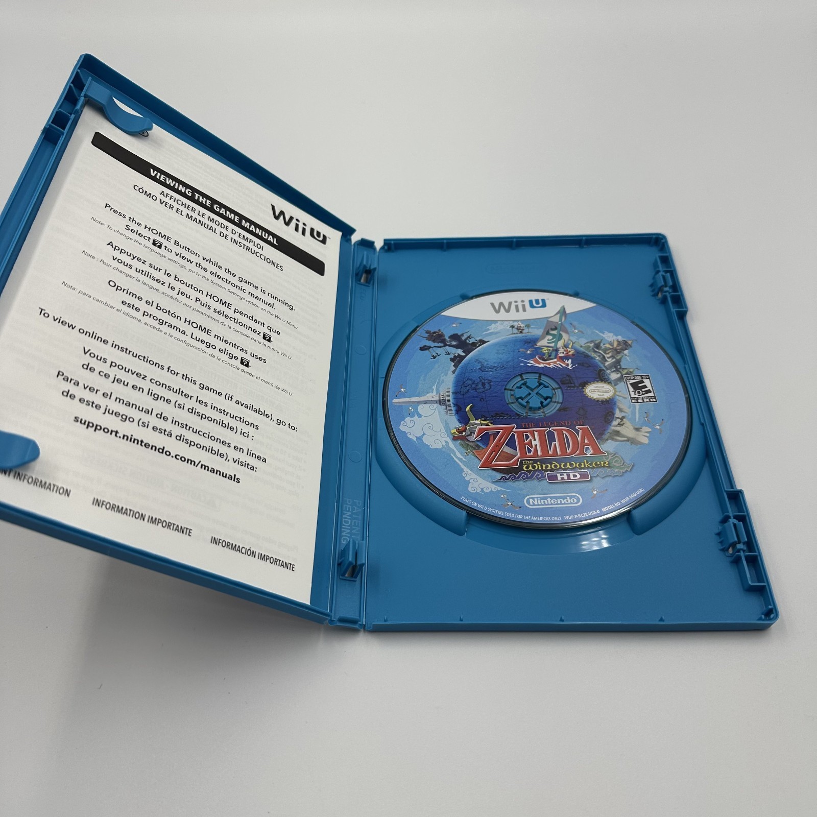 The Legend of Zelda: The Wind Waker HD (Nintendo Wii U, 2016) CIB