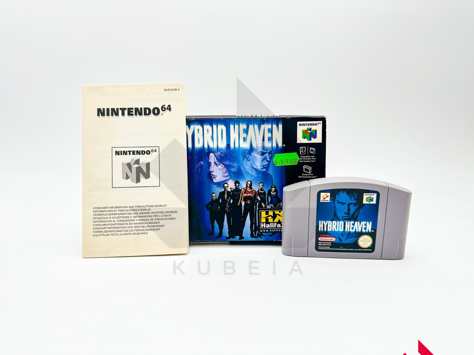 HYBRID HEAVEN – PAL BOXED ORIGINAL ENG EUR NINTENDO 64 N64 GIFT IDEA KONAMI