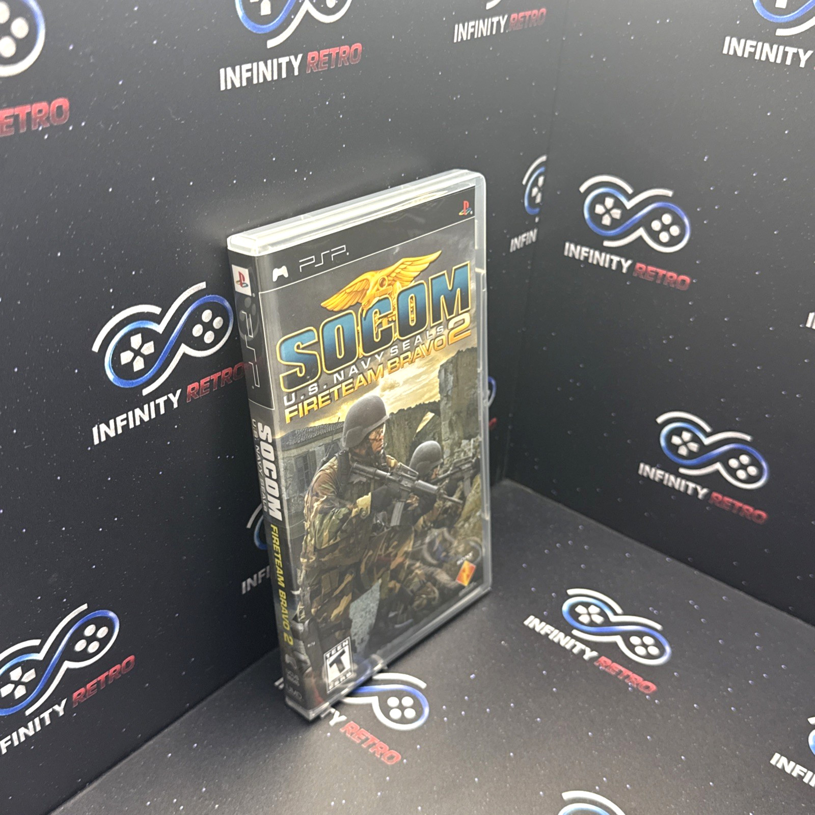 SOCOM U.S. Navy SEALs Fireteam Bravo 2 Sony PlayStation Portable CIB Refurbished