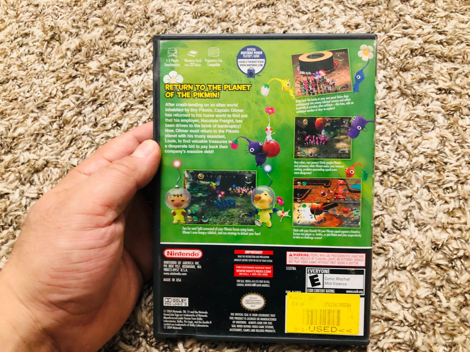 Pikmin 2 (Nintendo Gamecube, 2004) Case and disc (no manual) Tested