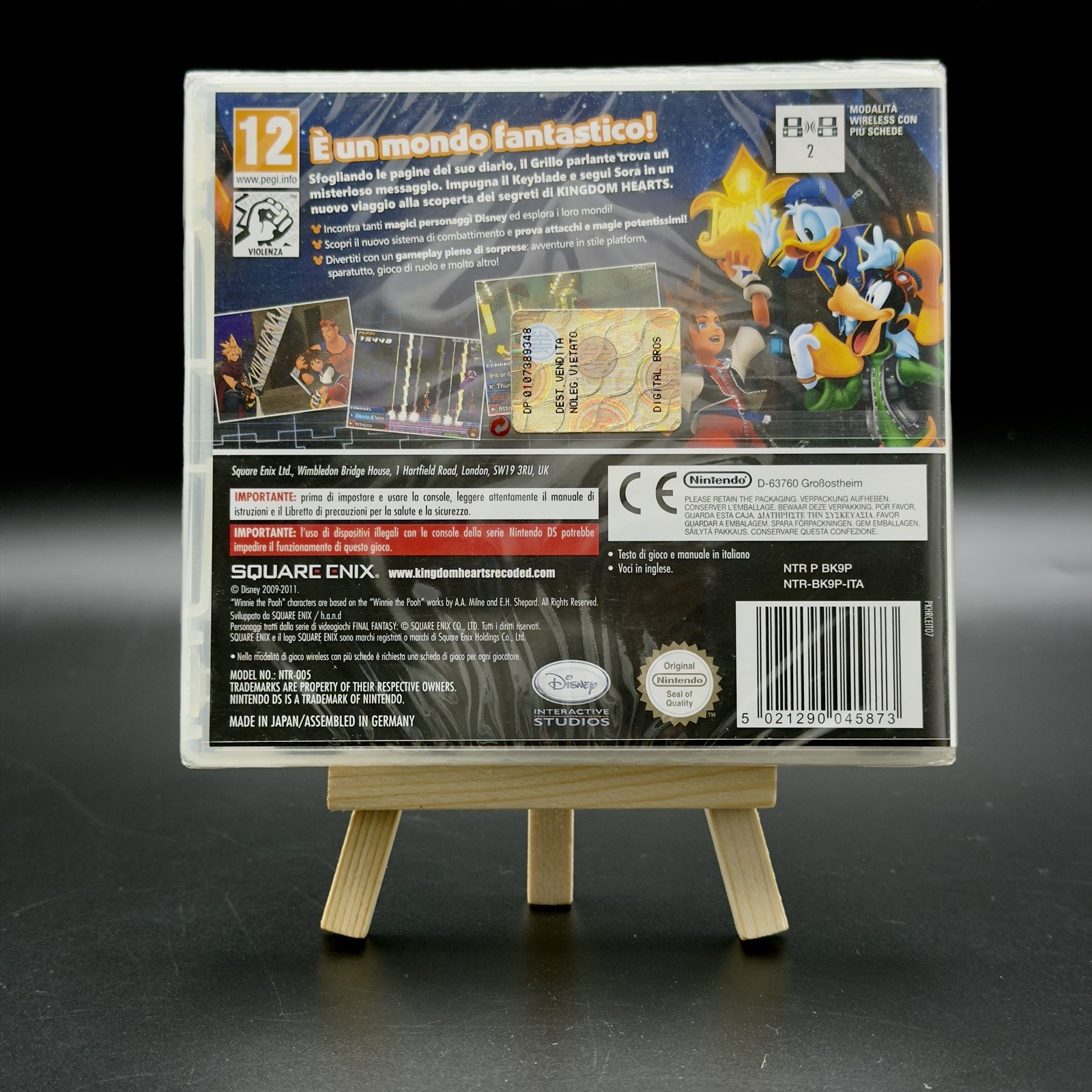 SEALED KINGDOM HEARTS RE:CODED NINTENDO DS 2DS 3DS PAL ITALIAN RE CODED