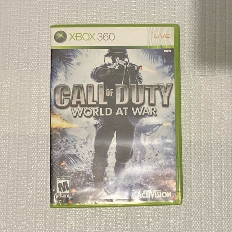 Call of Duty: World at War Xbox 360 Shooter War Multiplayer M Mature