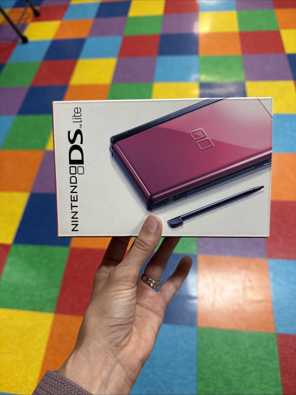 Nintendo DS Lite Red/Black Console BOX ONLY