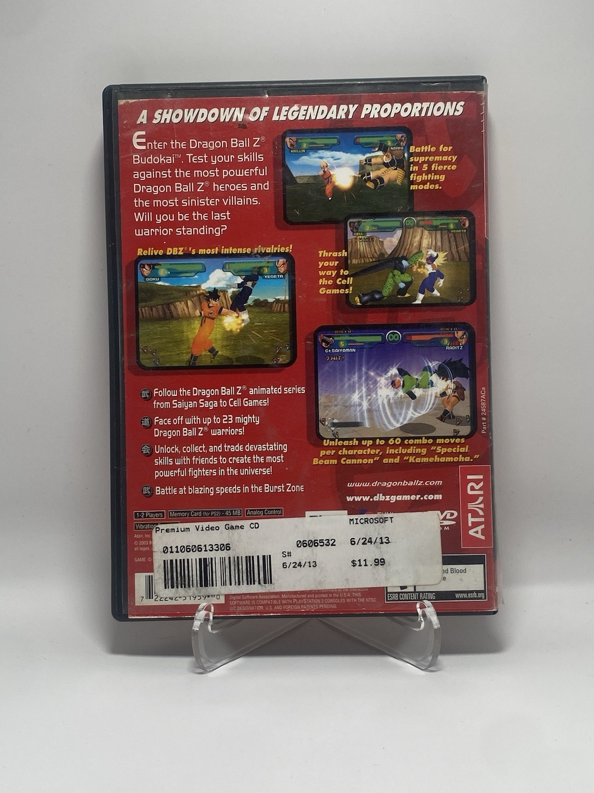 Dragon Ball Z: Budokai (Sony PlayStation 2, 2002)