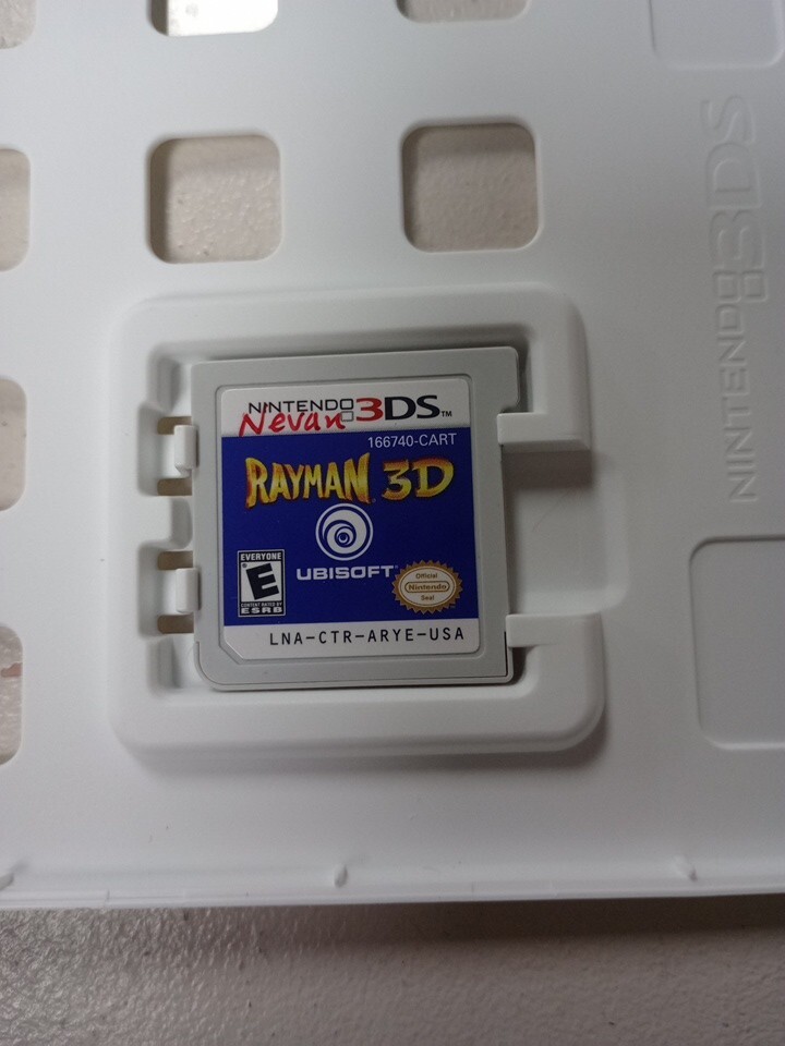 Rayman 3D (Nintendo 3DS) Authentic Cartridge Comes With Case