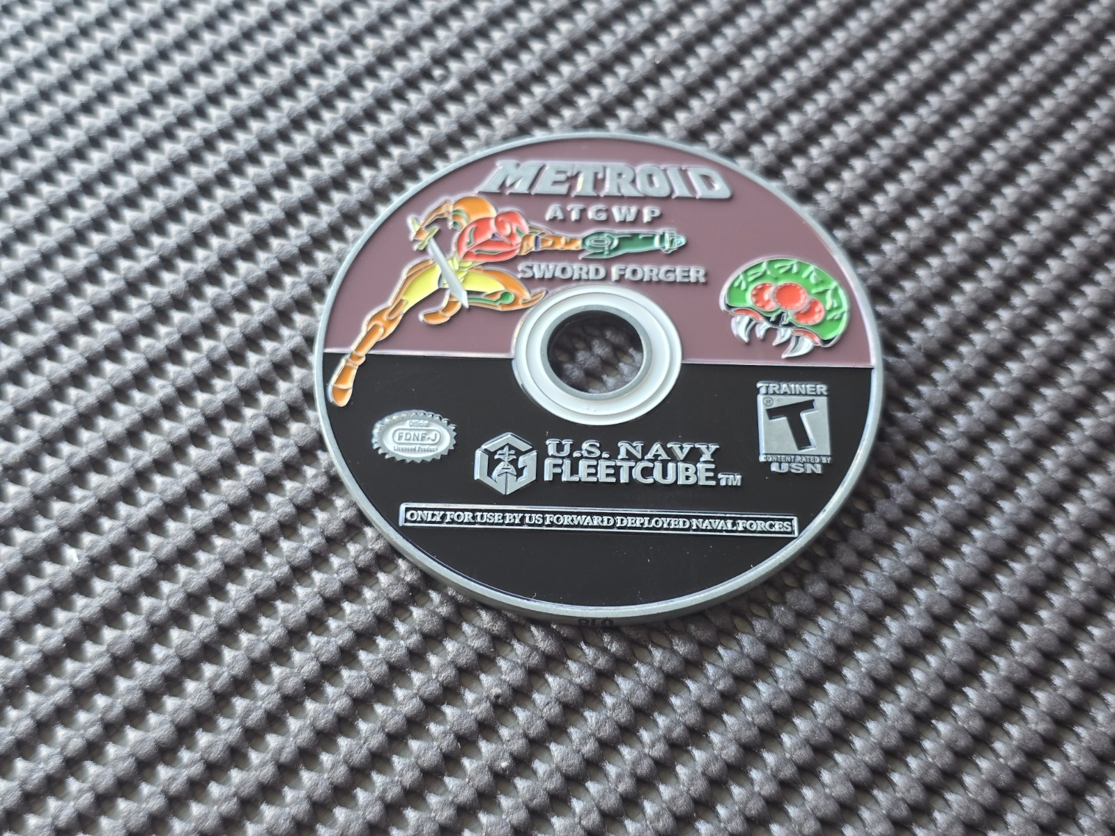 Nintendo Metroid Challenge Coin Medal Gamecube Rare Promo US NAVY GC NES Type 3