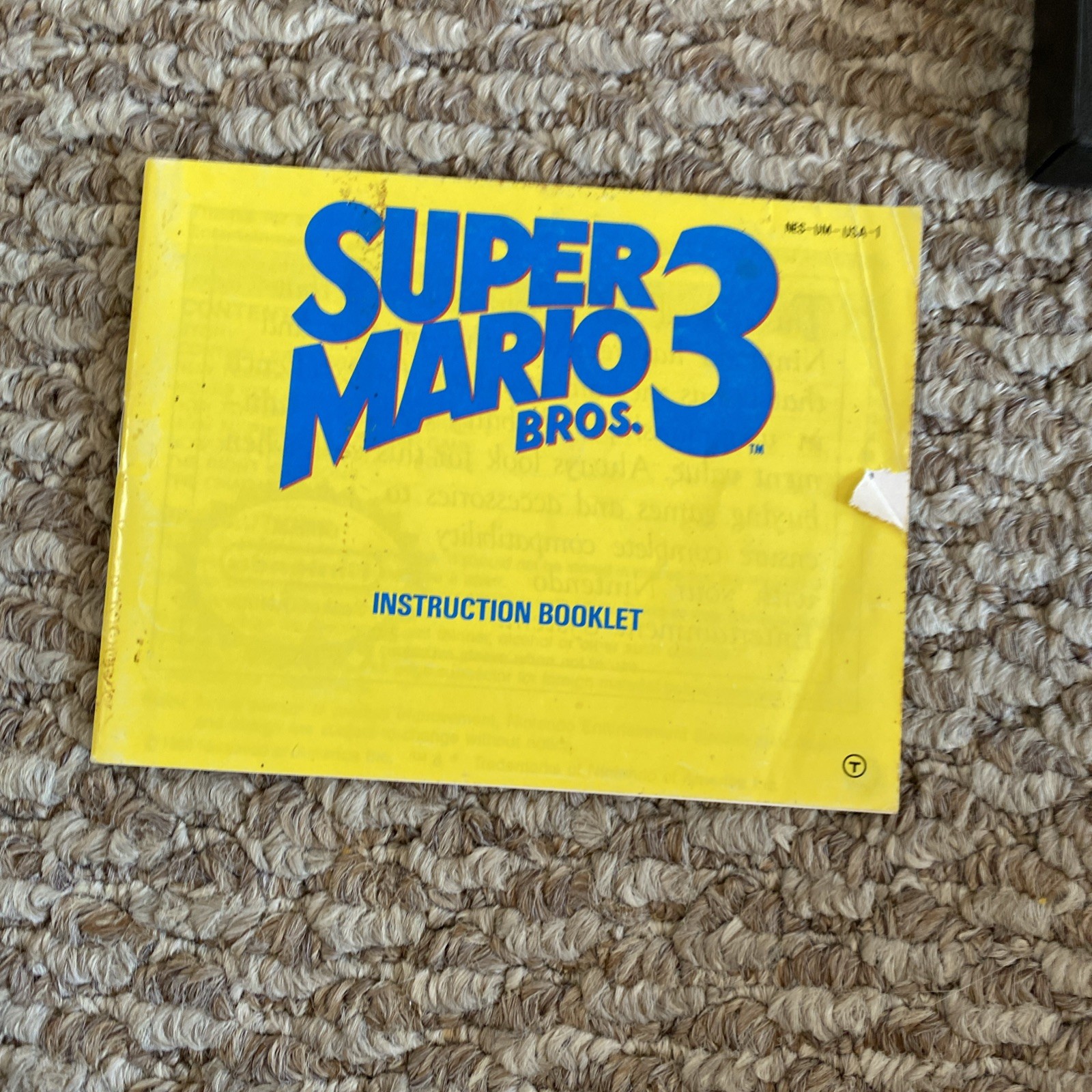 Super Mario Bros 3 (NES) Works Great Complete Cib In Box
