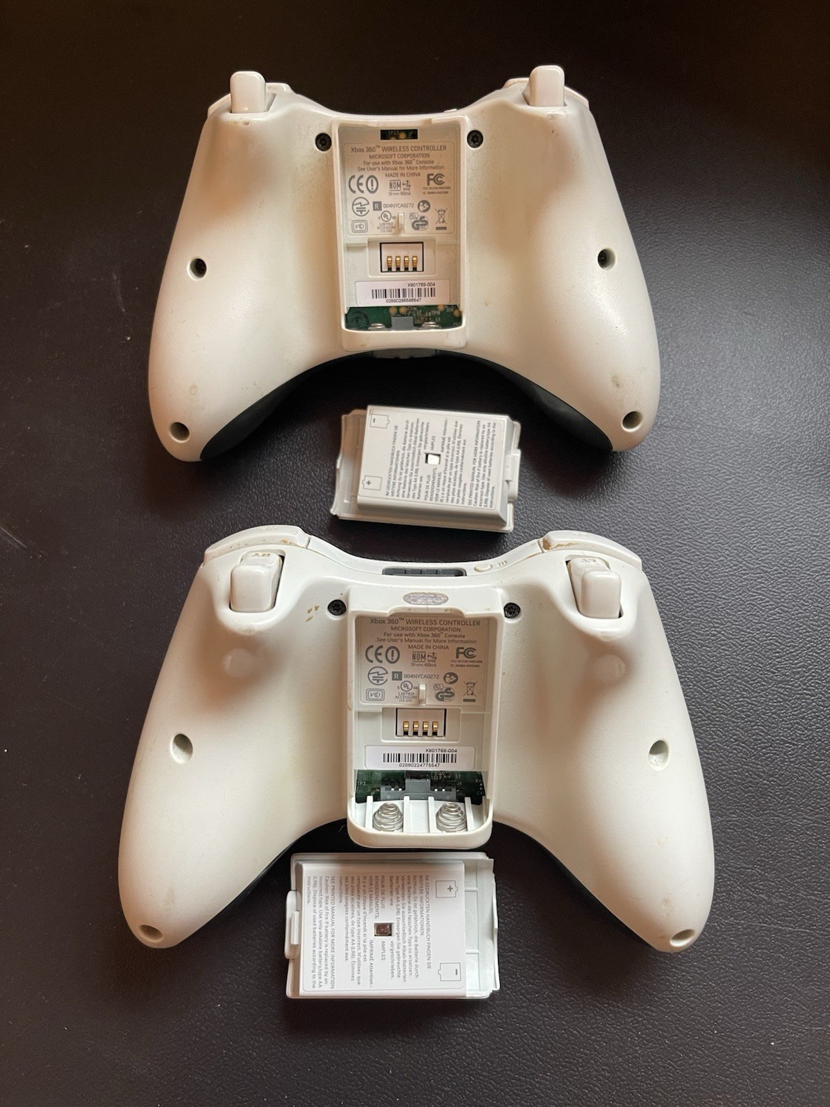 Xbox 360 Console Bundle White Complete Cords Tested WWE Games Lot 2 Controllers!