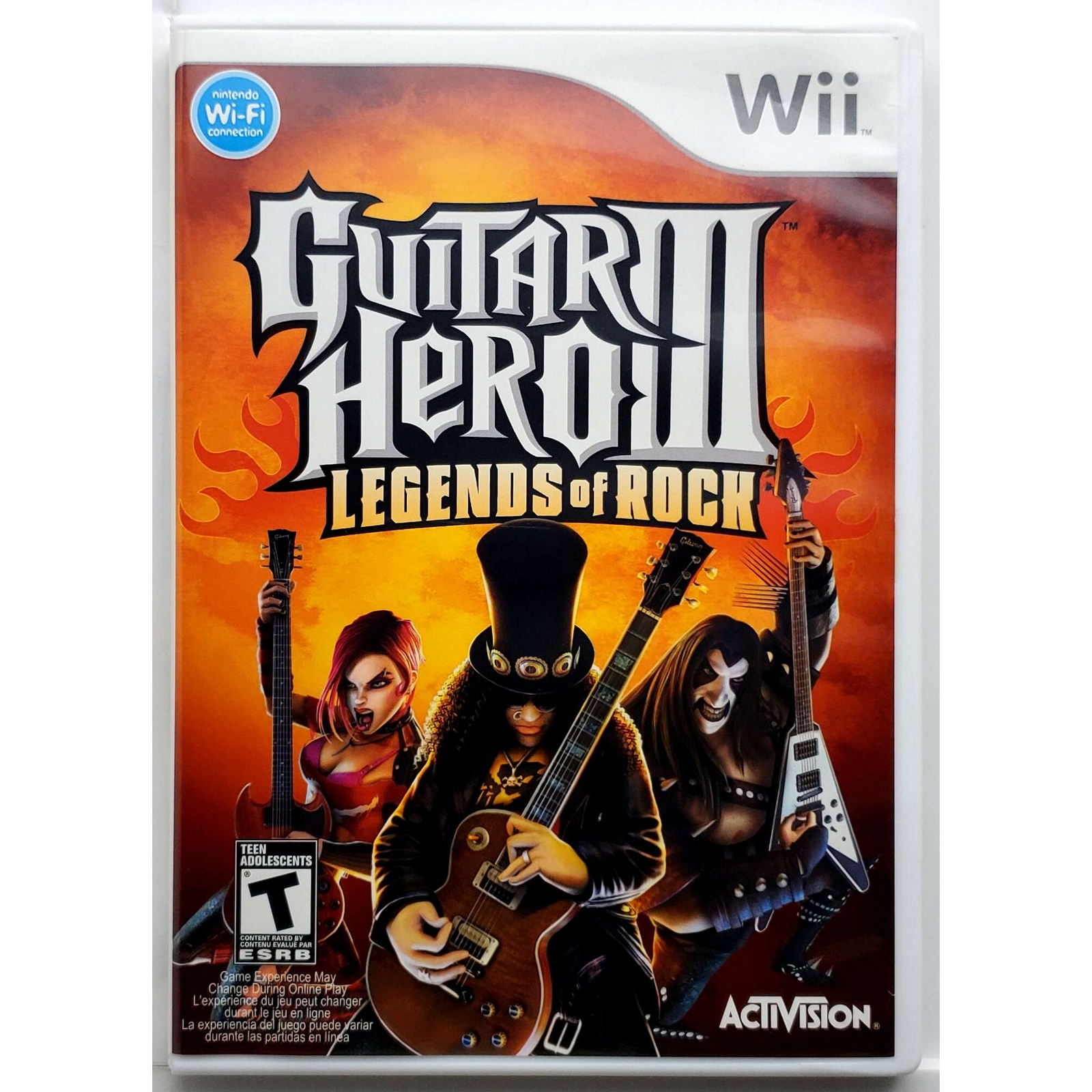 Guitar Hero III Legends of Rock – Nintendo Wii Pristine 180 Day Guarantee