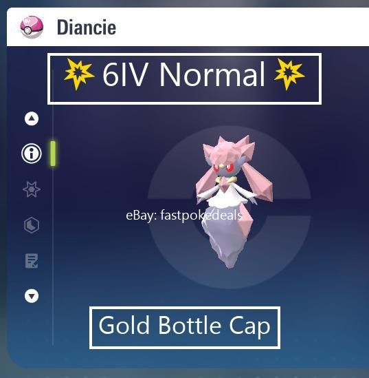 Pokemon Legends ZA 💥 6IV Normal Mythical Diancie💥Fast 🚀Adamant Stat Nature
