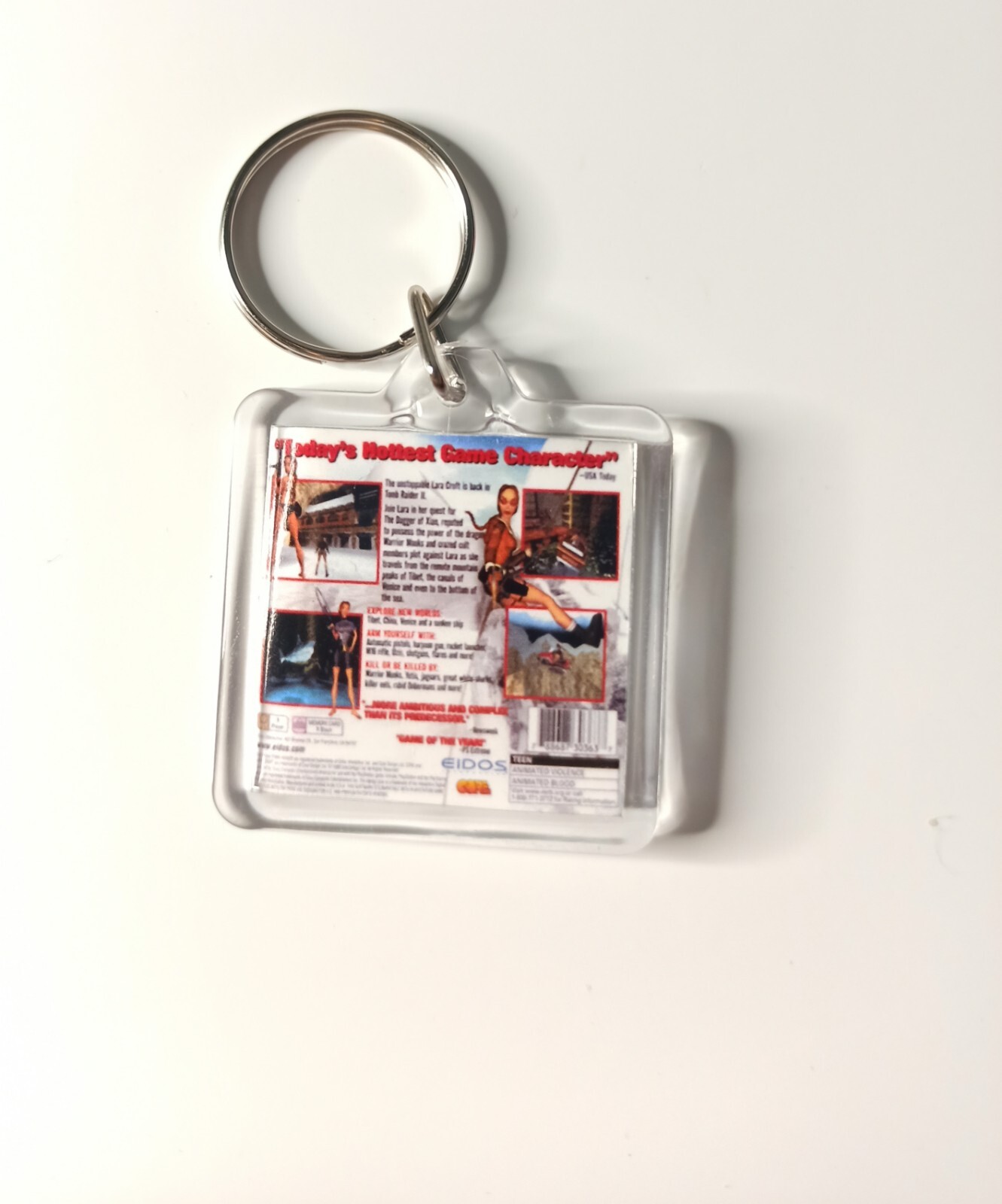 Tomb Raider II PS1 Keychain