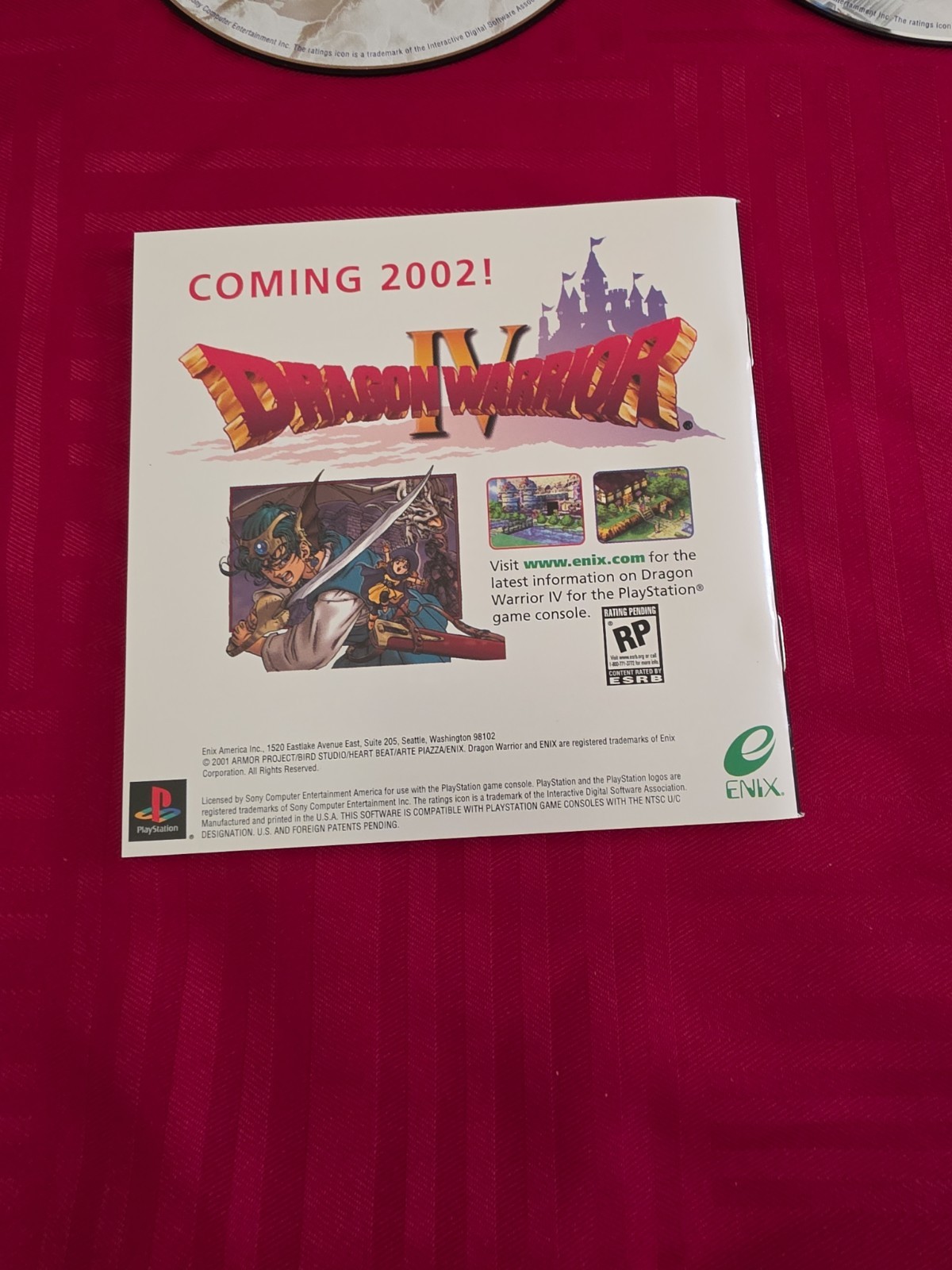 Dragon Warrior VII 7 (Sony Playstation 1 ps1) CIB