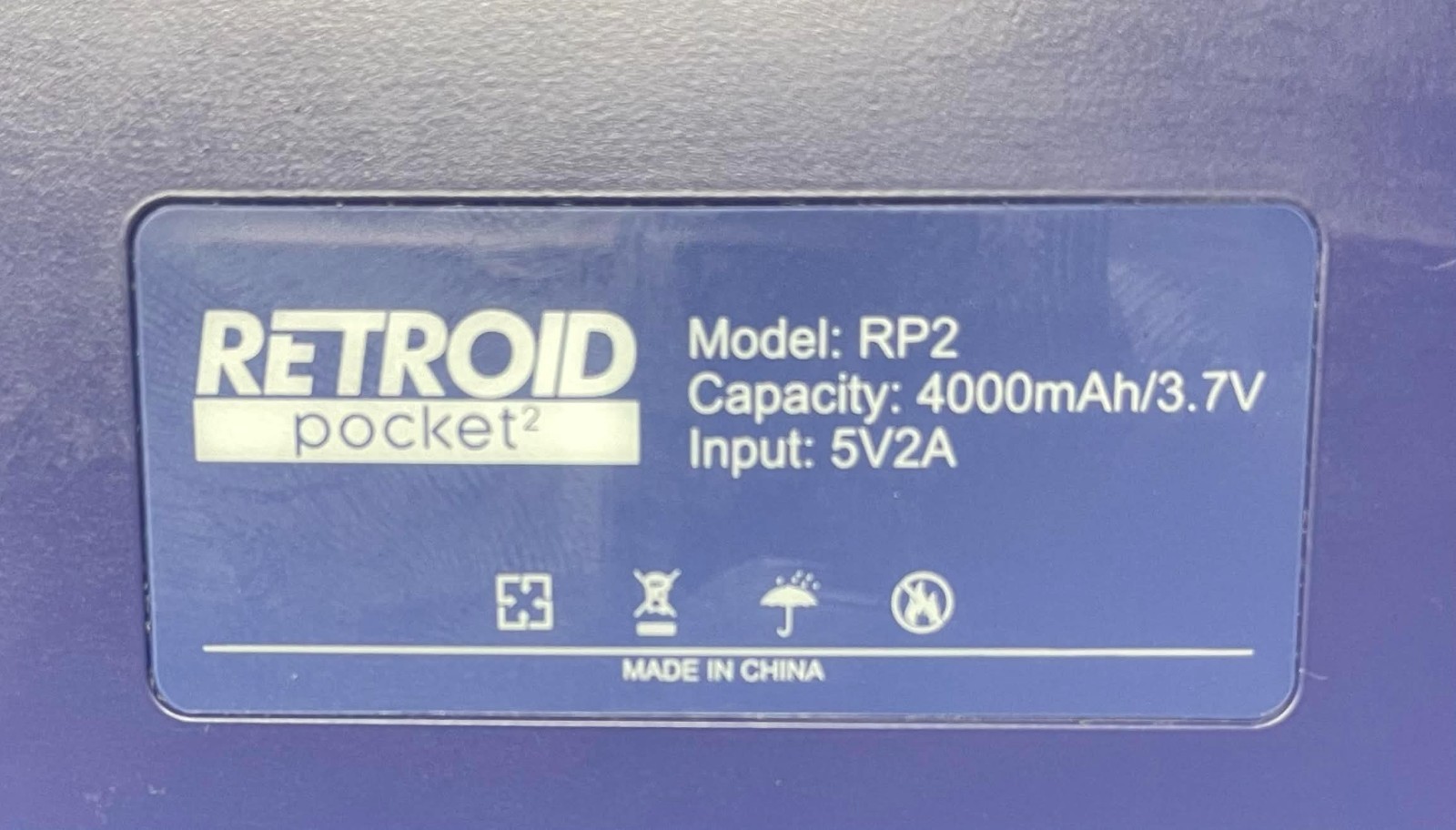 Retroid Pocket 2+ (RP2+) Purple — touchscreen, Android 9, 2G RAM, 32 GB storage
