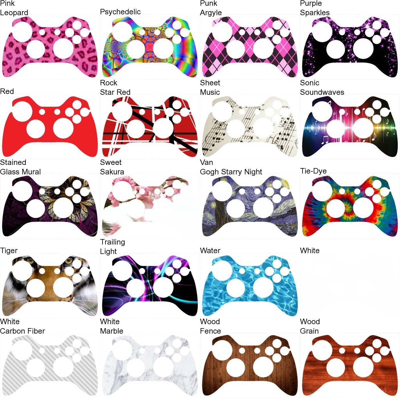 Choose Any 1 Skin Design for Original Xbox One 1st Gen Console + 2 Controllers