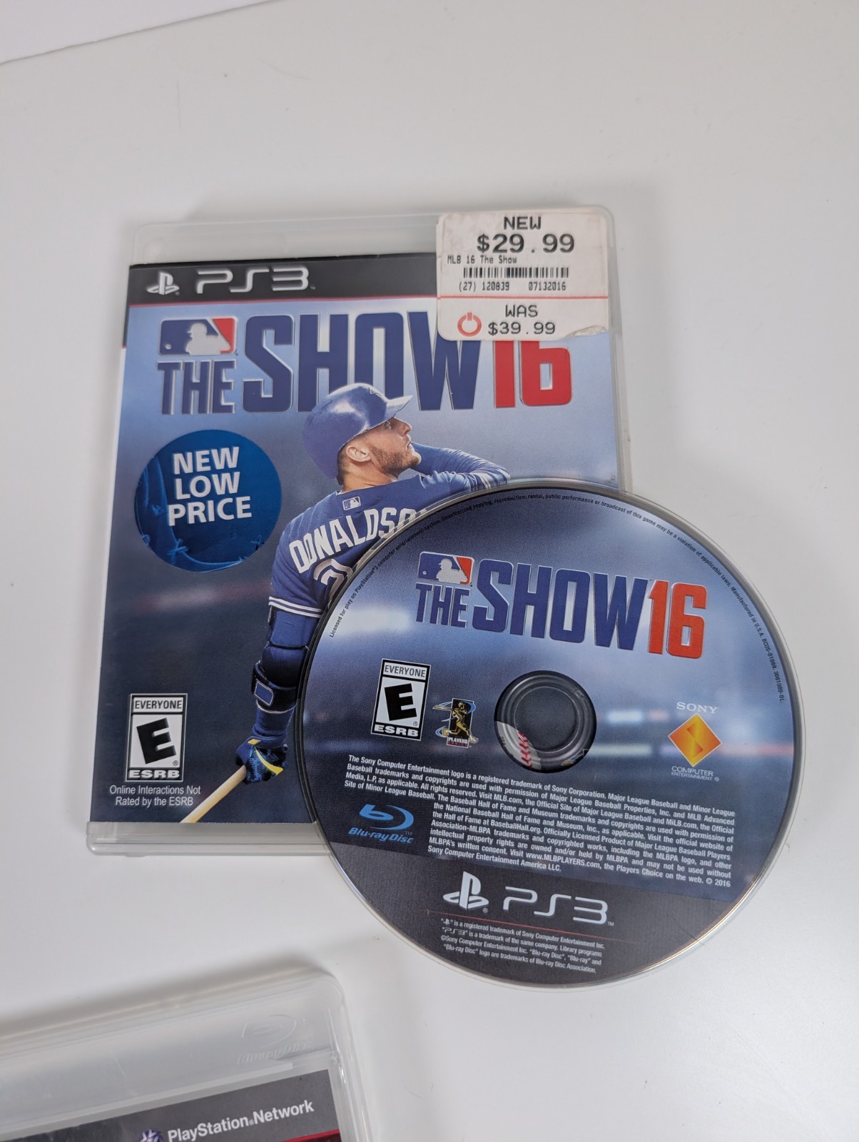 MLB 10 The Show, MLB The Show 16, Major League Baseball 2k12 – PS3 PlayStation 3