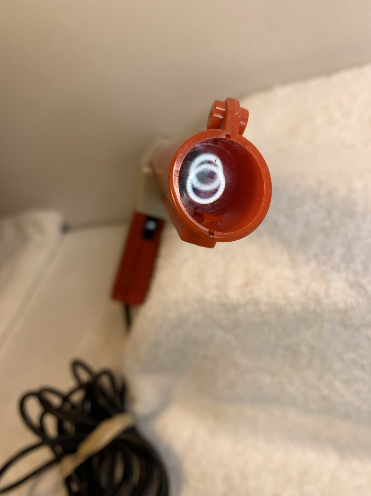 Original 1985 Orange Nintendo NES Zapper Gun NES-005 Authentic Untested