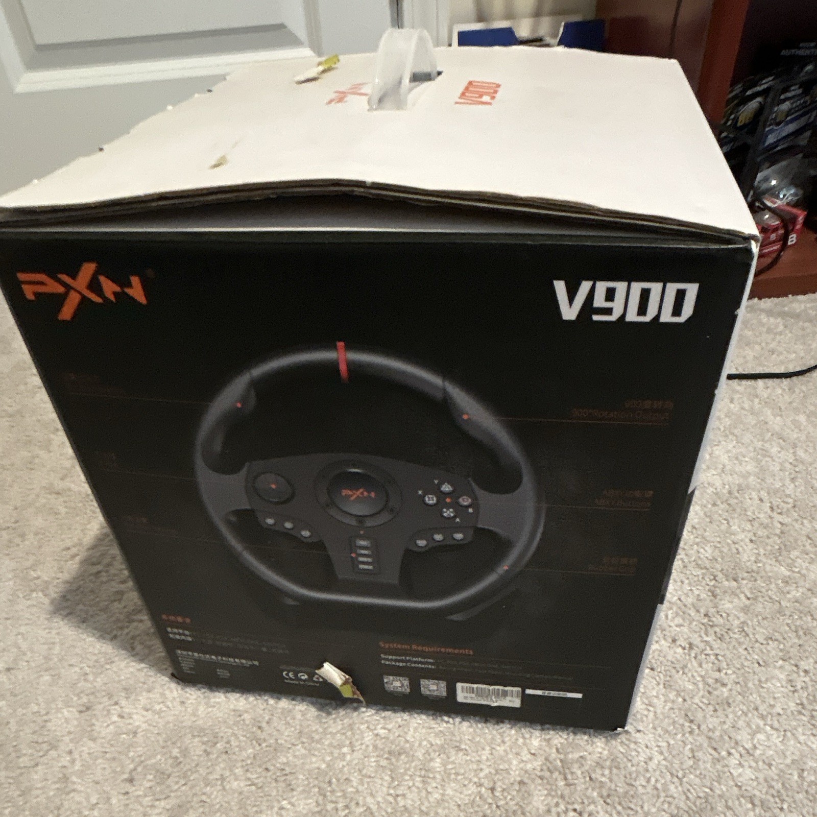 PXN V900 USB Racing Gaming Wheel with Pedal Set, Region Free