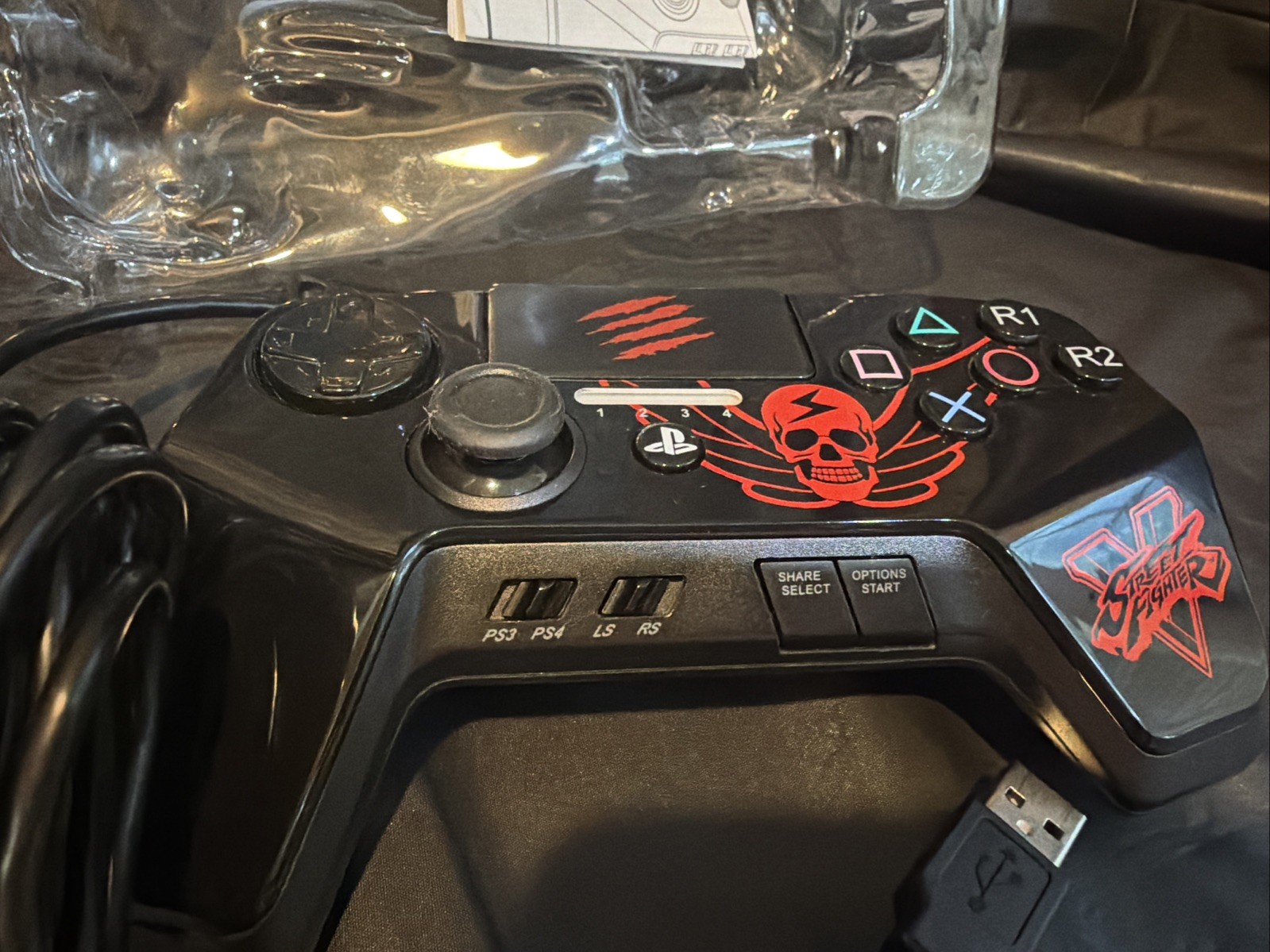 Mad Catz SFV Street Fighter Pro for Ps4&Playstation 3 Tested-Works-See Details