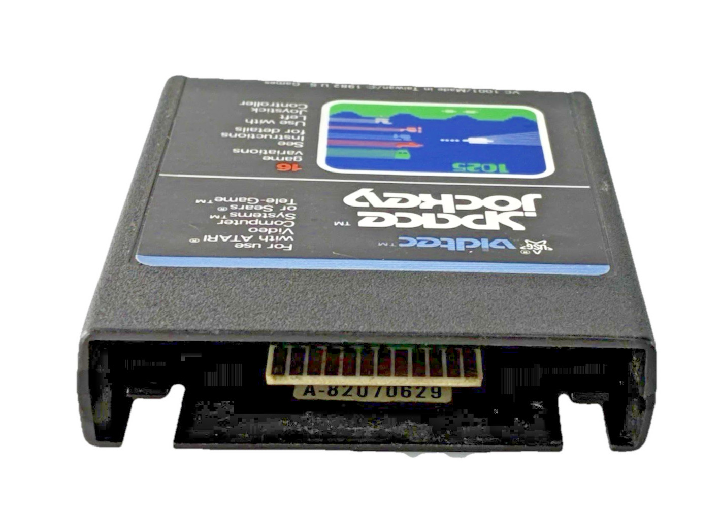 Atari 2600 Space Jockey Vintage 1982 Vidtec Video Game Cartridge Tested