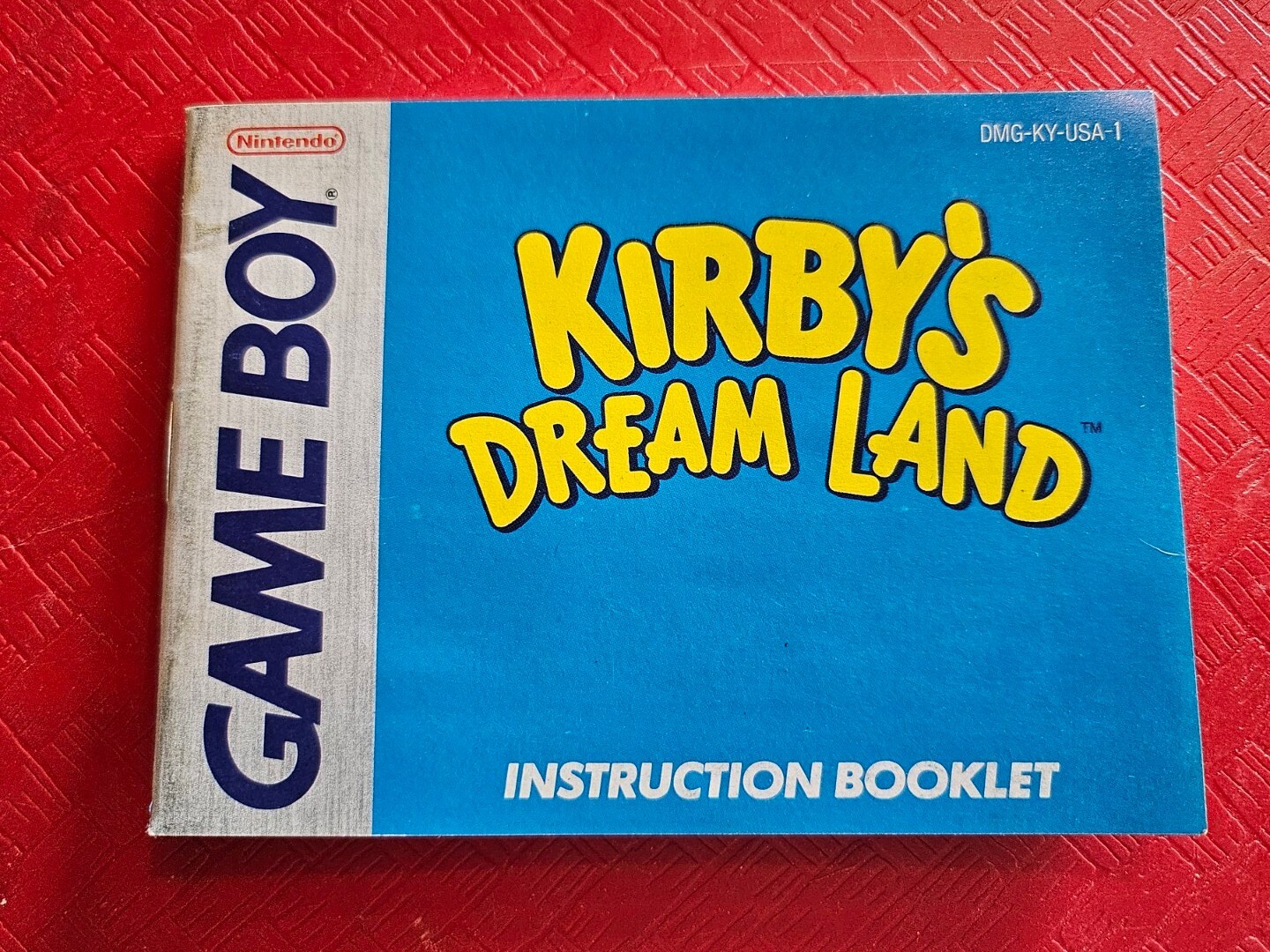 KIRBY’S DREAM LAND Game Boy MANUAL ONLY Fast SHIPPING