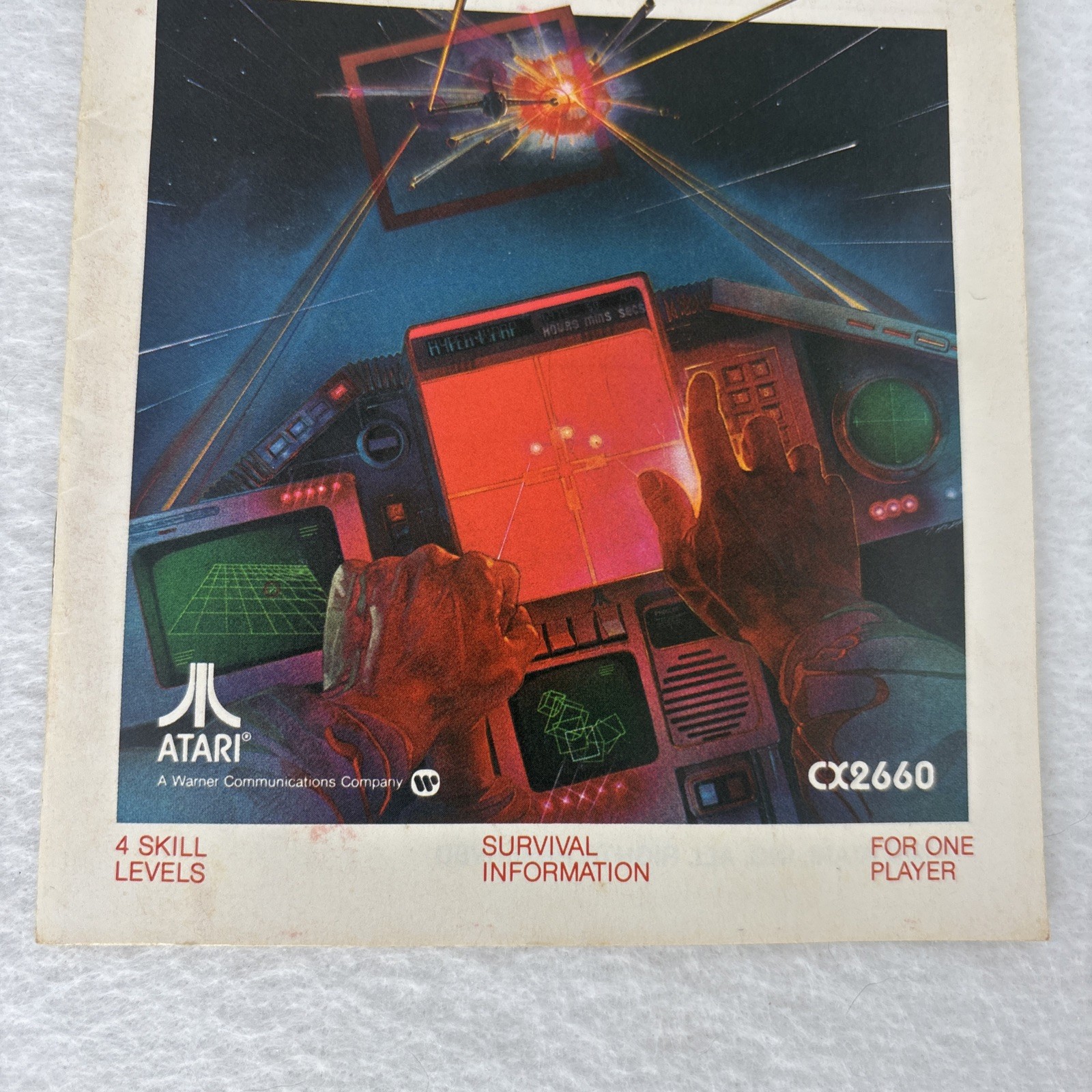 Star Raiders – Atari 2600 – 1982 – Cartridge, Manual & Video Touch Pad – Tested
