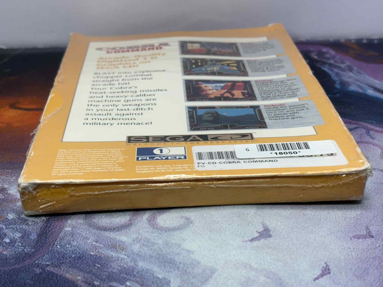 COBRA COMMAND (Sega CD, 1992) SEALED NEW – Vintage Video Game – READ DESC!