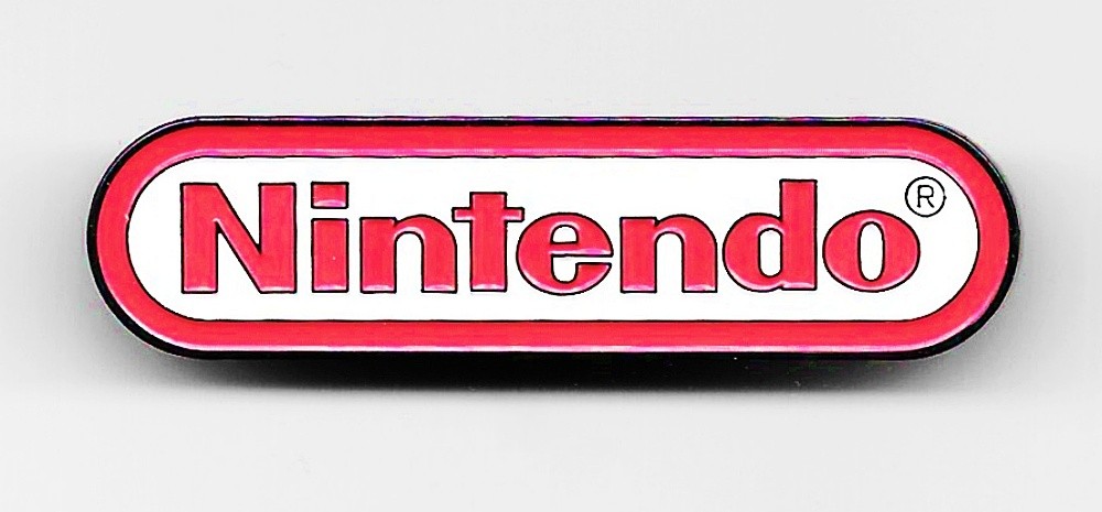 Nintendo Video Game System Name Logo Image Metal Enamel Pin NEW UNUSED