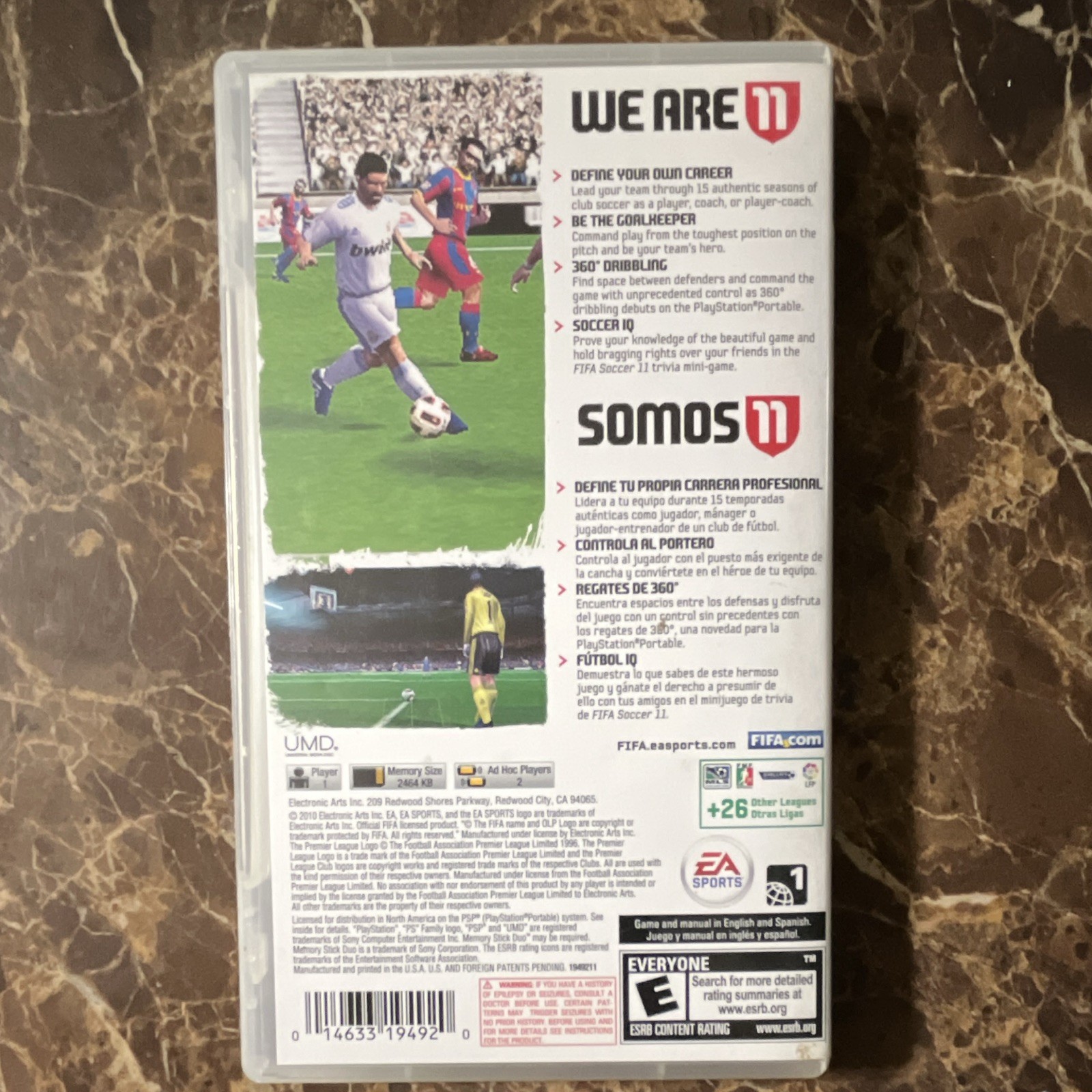 EA SPORTS FIFA Soccer 11 Sony PSP E NTSC-U/C (US/CA) 2010