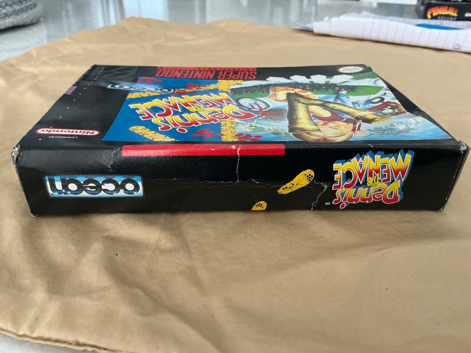 Dennis The Menace SNES Box and Manuel ONLY