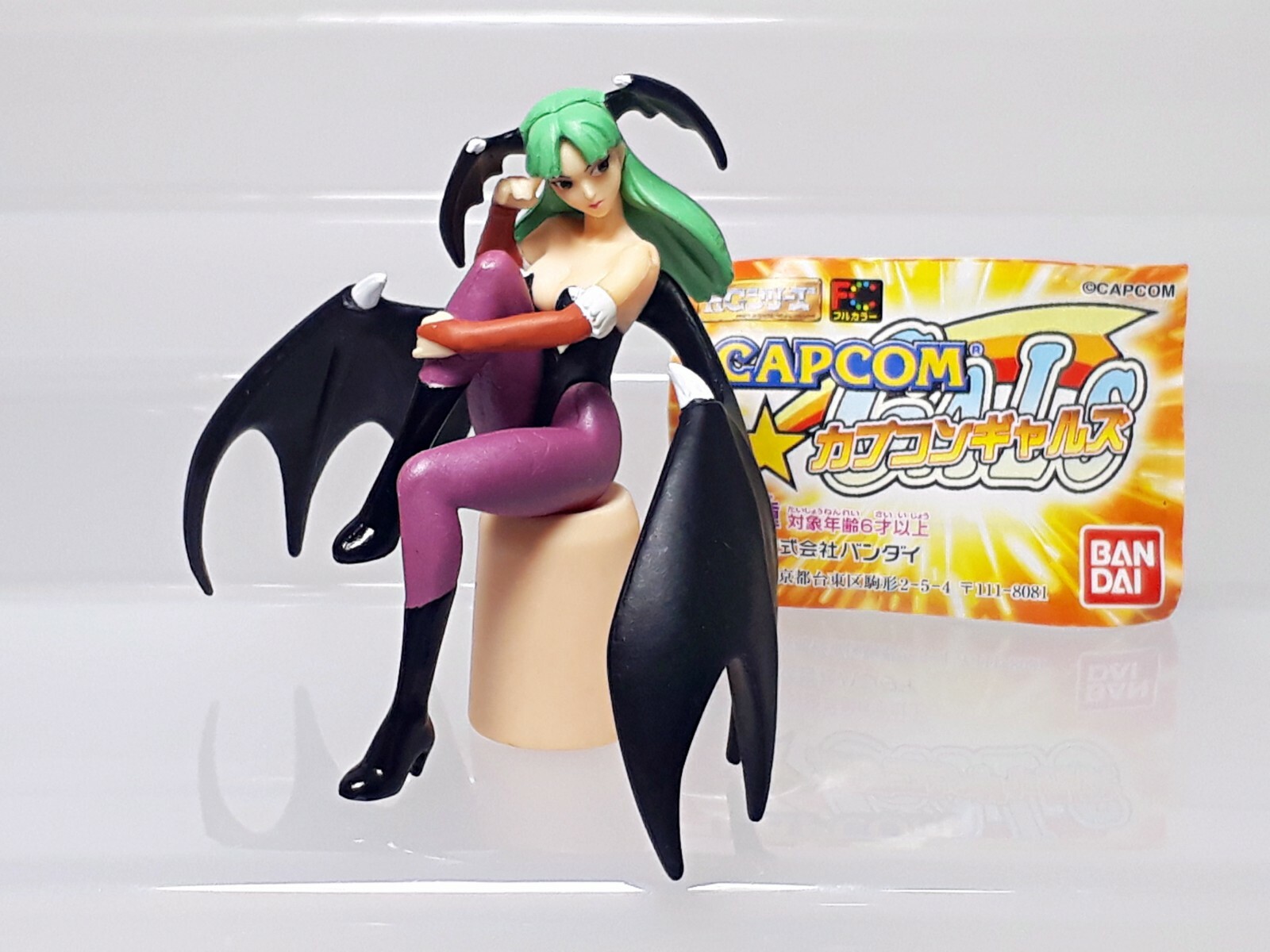 Morrigan Aensland Vampire Darkstalkers Figure Capcom Bandai HG Series F05 2.6in