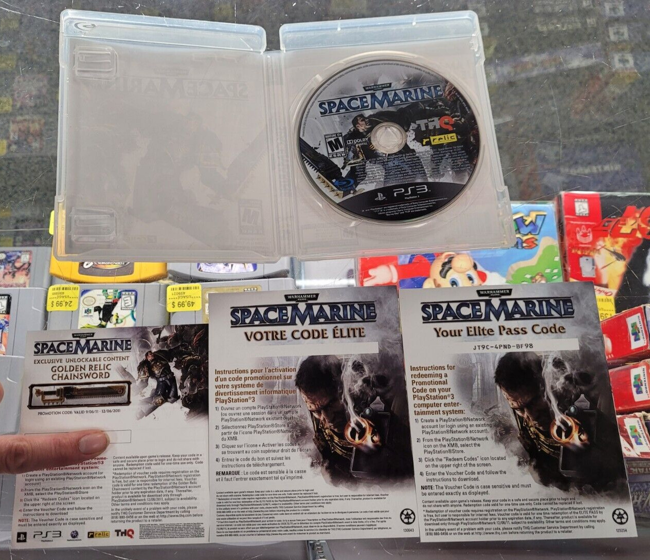Warhammer 40,000: Space Marine (Sony PlayStation 3, 2011) CIB