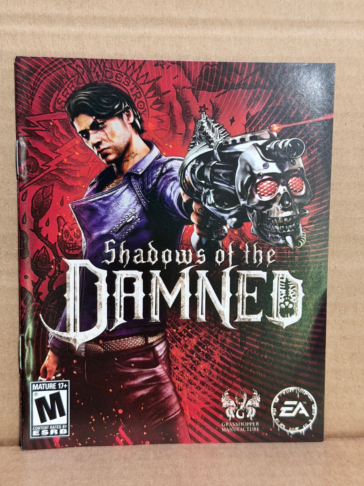 Shadows Of The Damned Sony PlayStation 3 Game Manual Booklet Only No Game