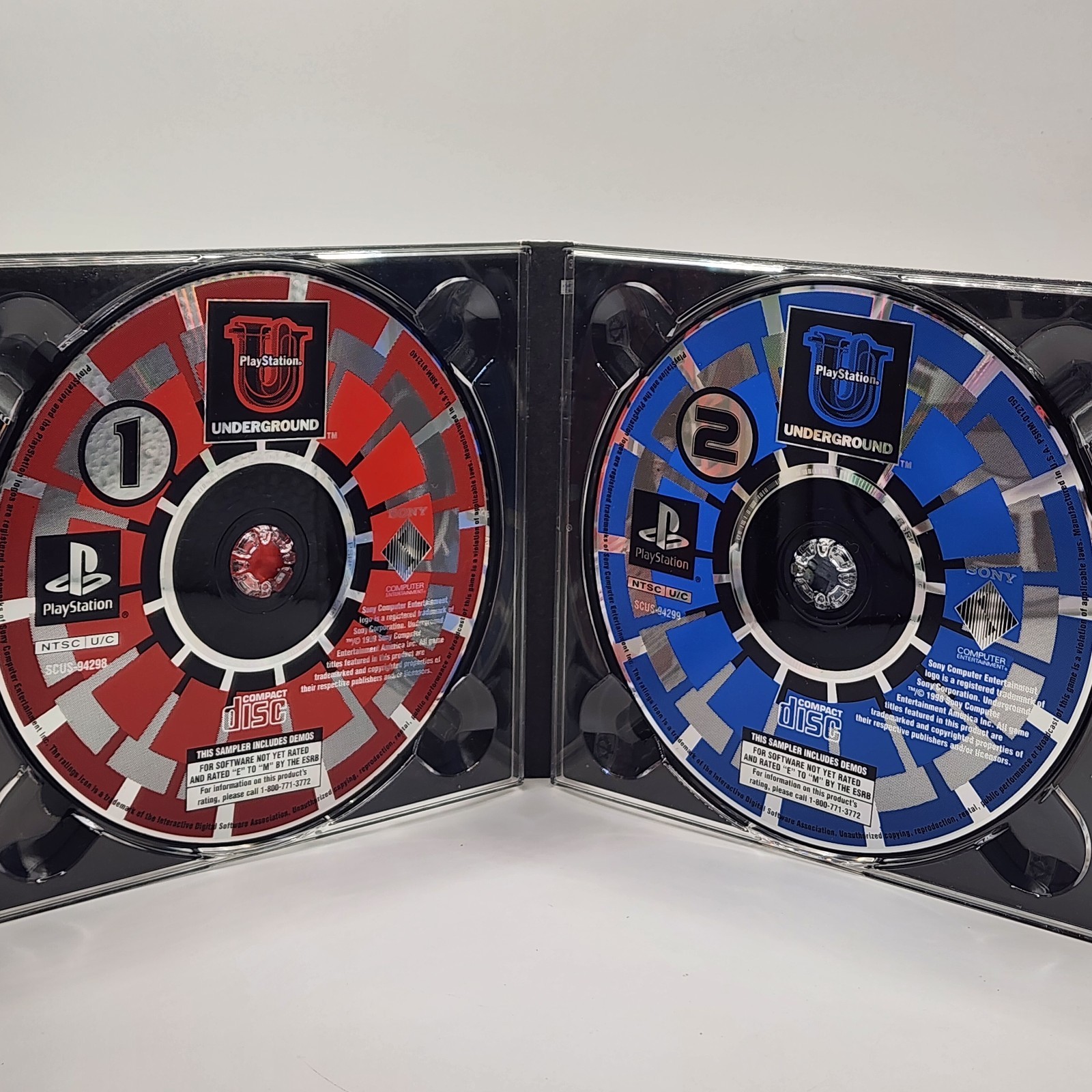 Sony PS1 PlayStation 1 Underground Demo Discs v2.4 Mint Condition