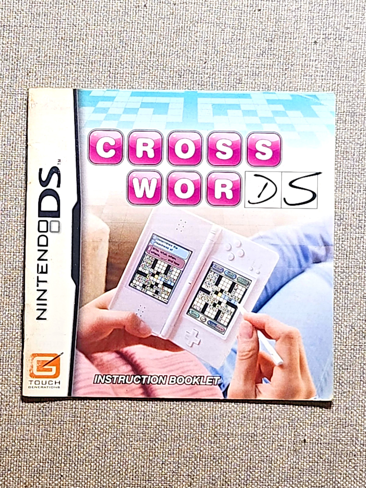 Crosswords DS Instruction Manual Only – Nintendo DS