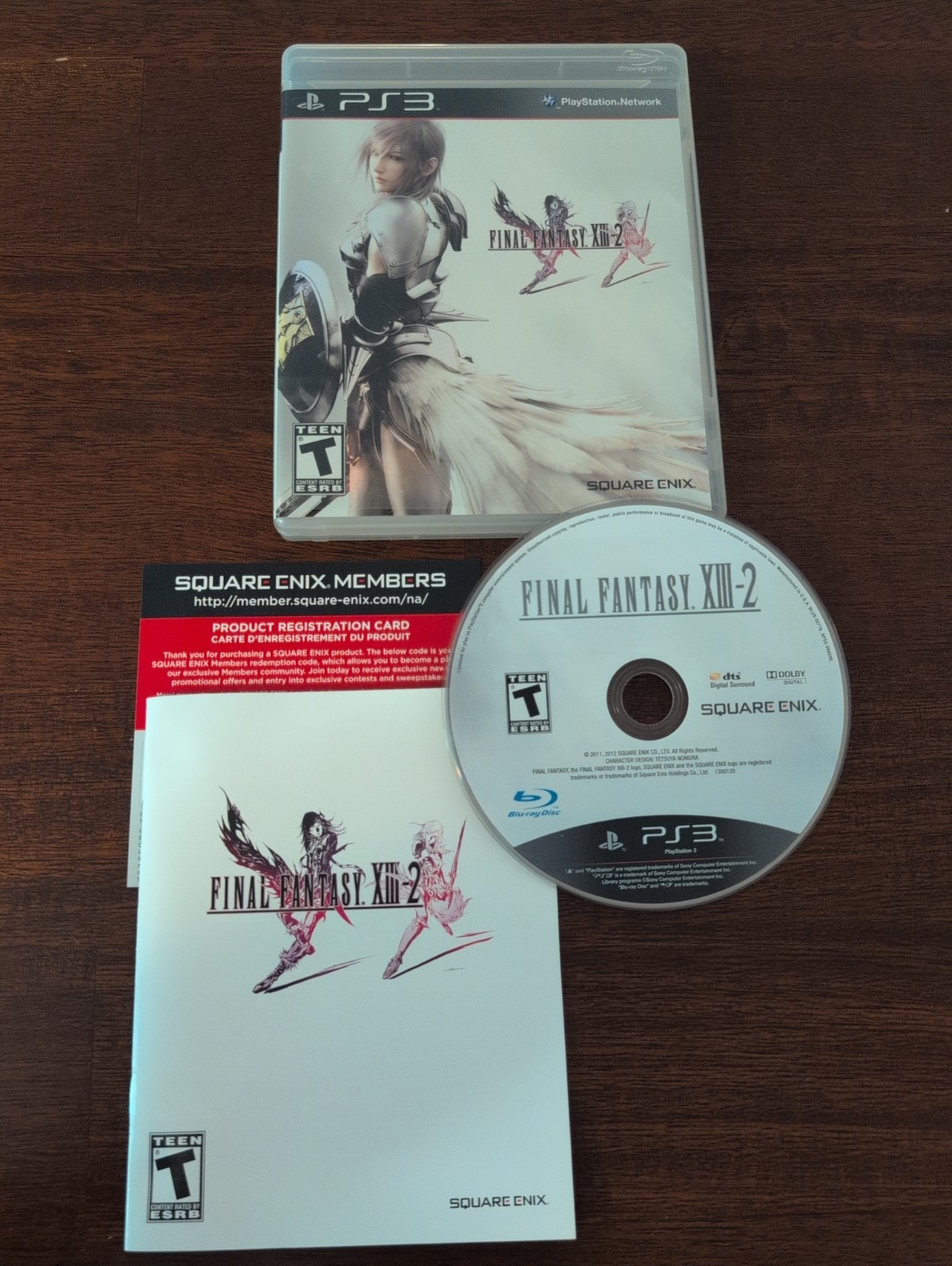 Final Fantasy XIII-2, PS3, CIB, Tested And Working, Some Wave To Back Of Art.
