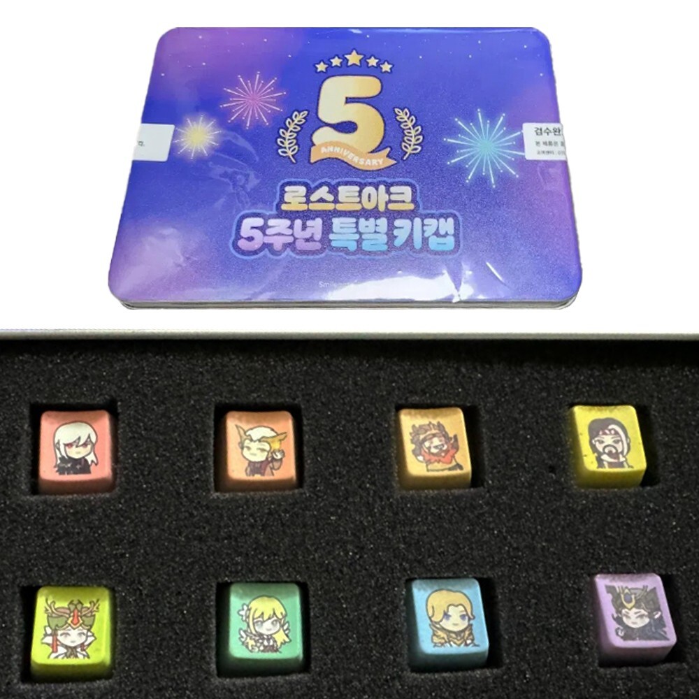 Official Lost Ark 2024 5th Anniversary Keyboard Keycaps Mokoko