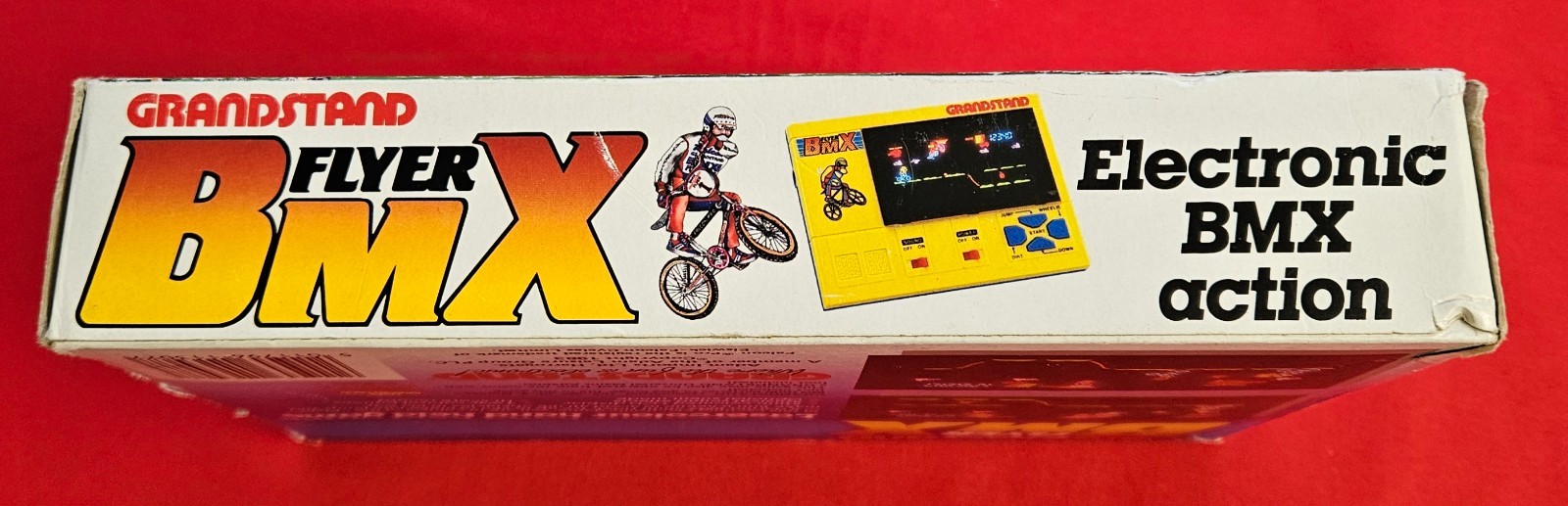 Grandstand Flyer BMX handheld Game&watch lcd game lasercolour Tomy