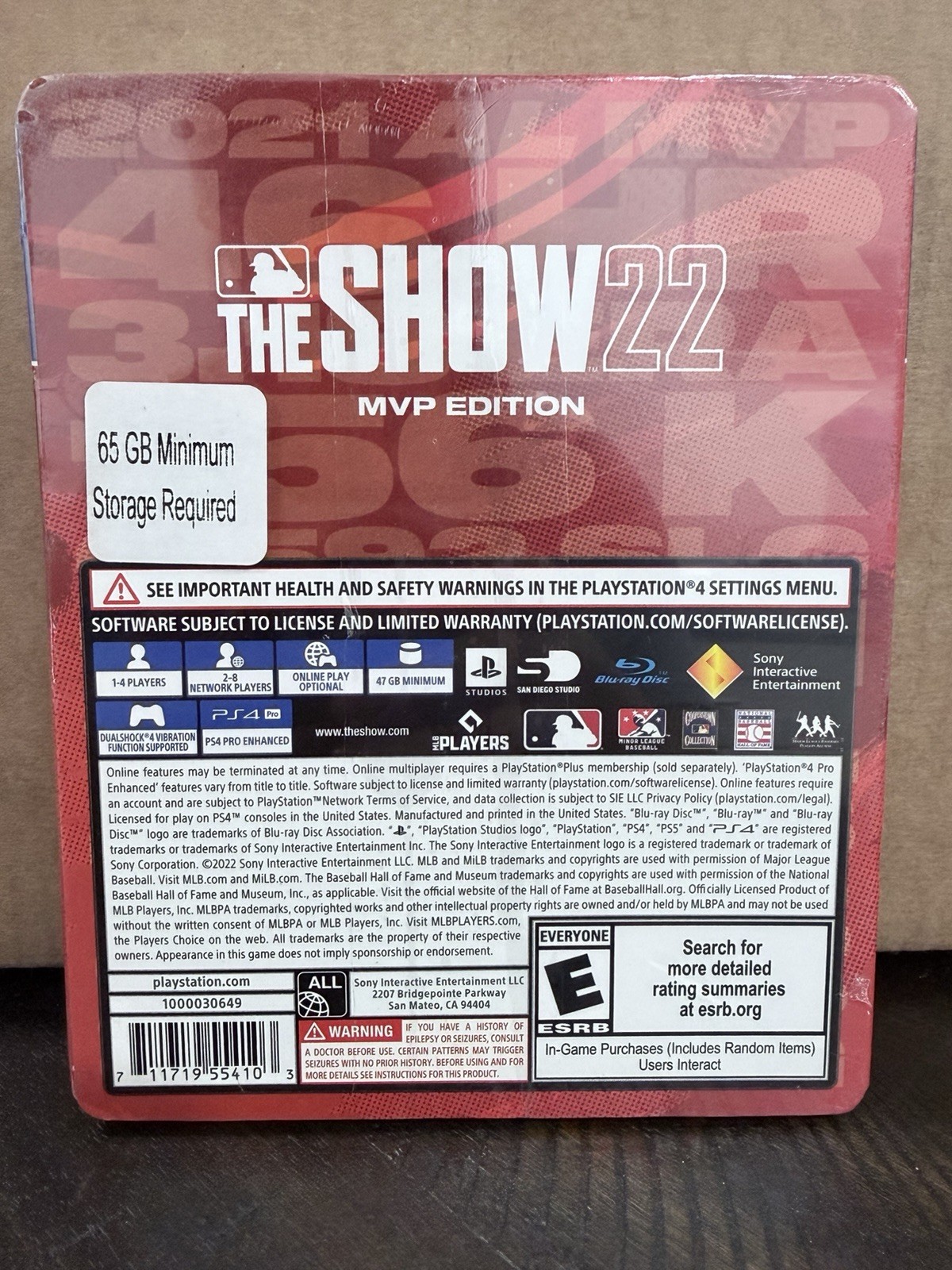 MLB The Show 22 MVP Edition – PlayStation 4