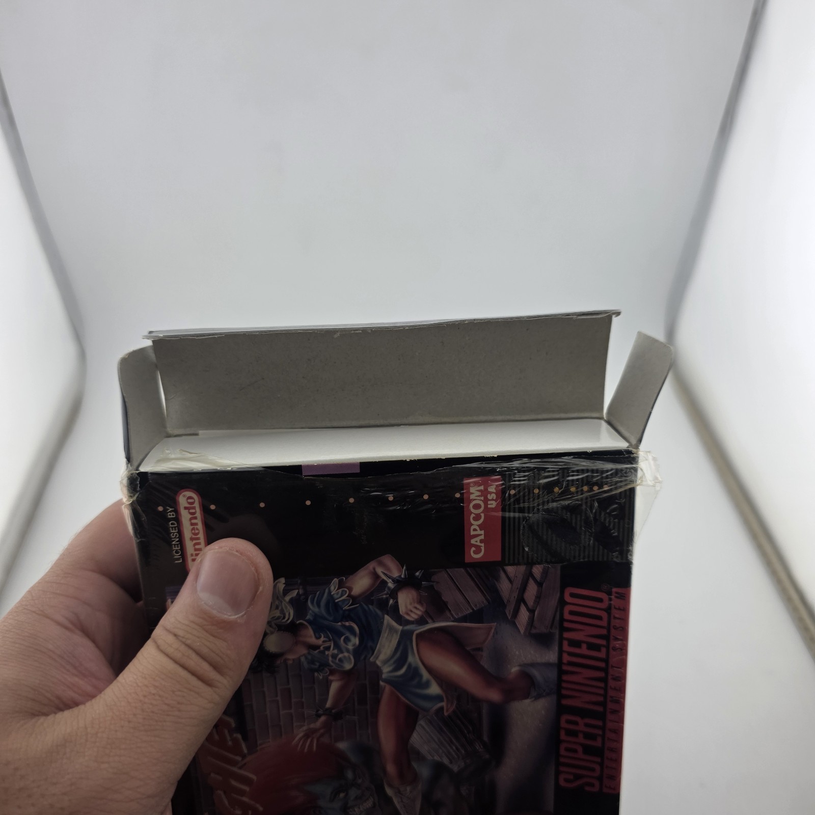 Street Fighter II – Box With Registration Card – Super Nintendo Shrink (No Game)