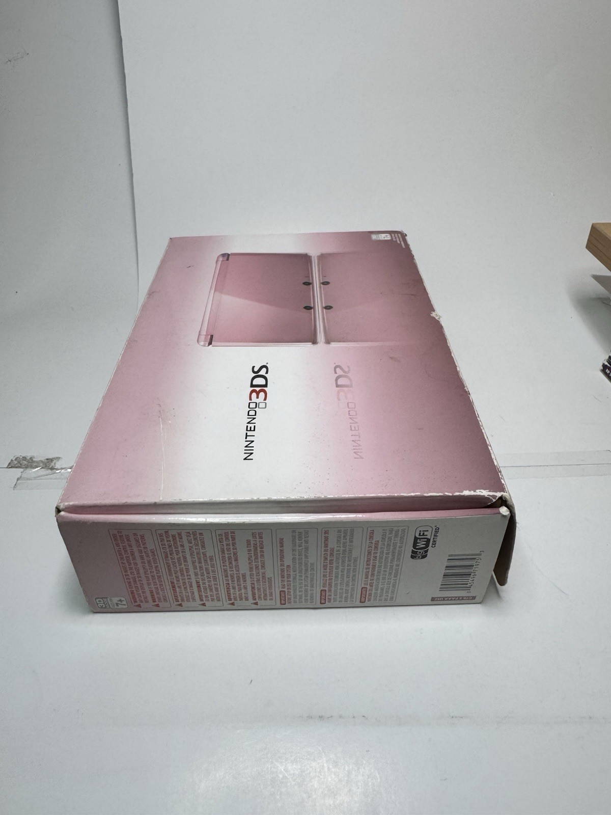 Nintendo 3DS Pink Handheld Console Wi-Fi, Headphone Jack, Box Dock Manual (READ)