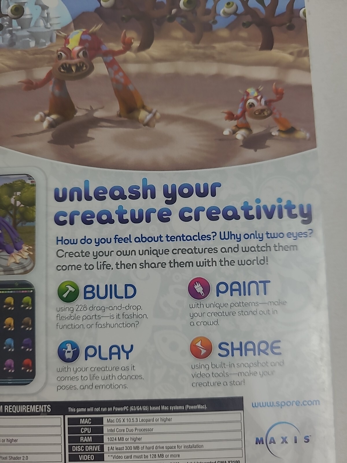 Spore Creature Creator (Windows/Mac, 2008)
