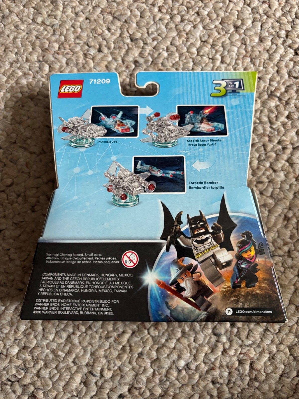 LEGO Dimensions 71209 Wonder Woman Fun Pack – Invisible Jet New Sealed DC Comics