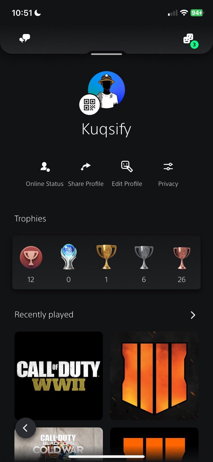 PSN Kuqsify