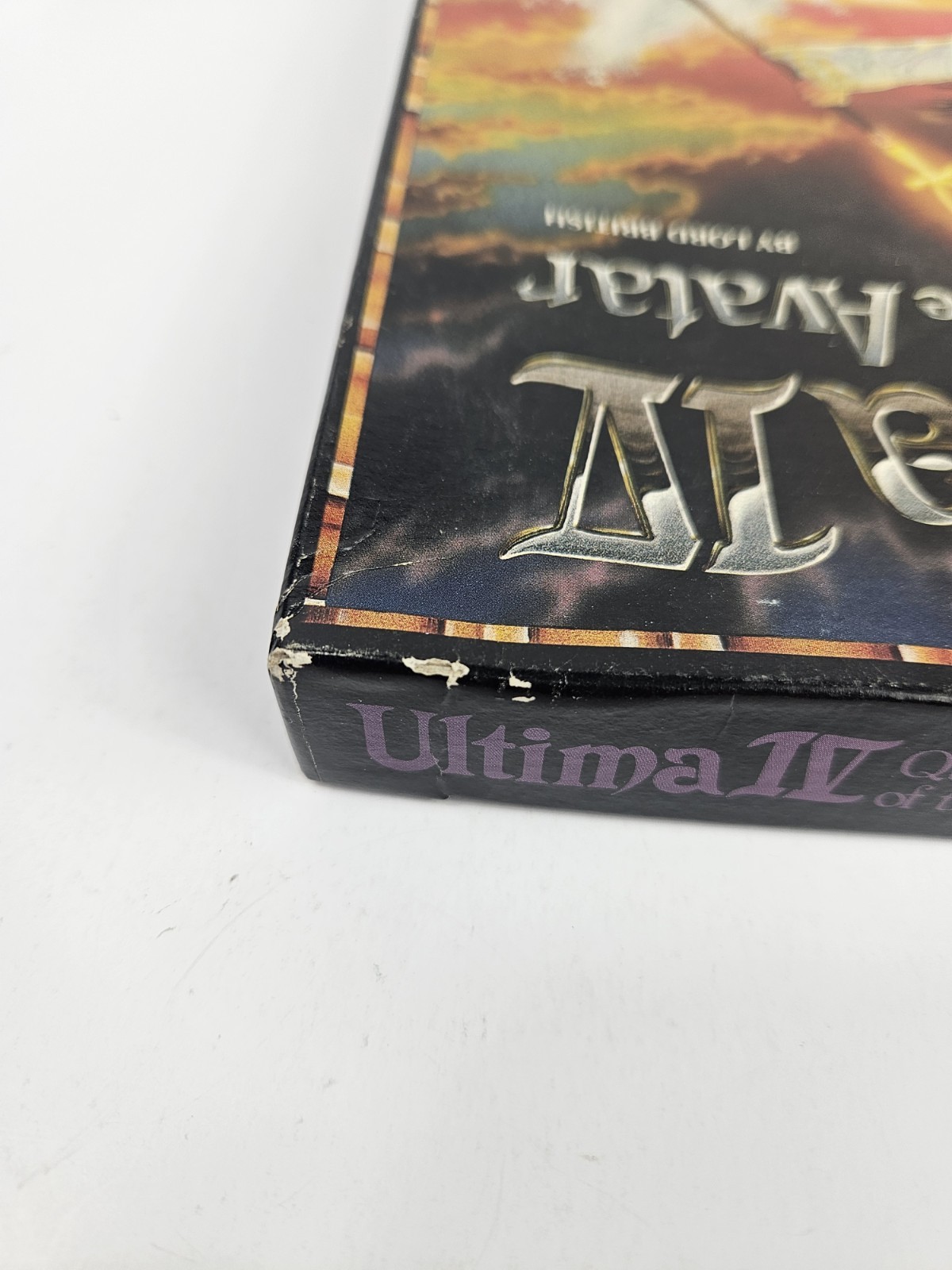 Ultima IV Quest Of The Avatar Atari 400/800 XL Vintage Game CIB W/ Manual & Map