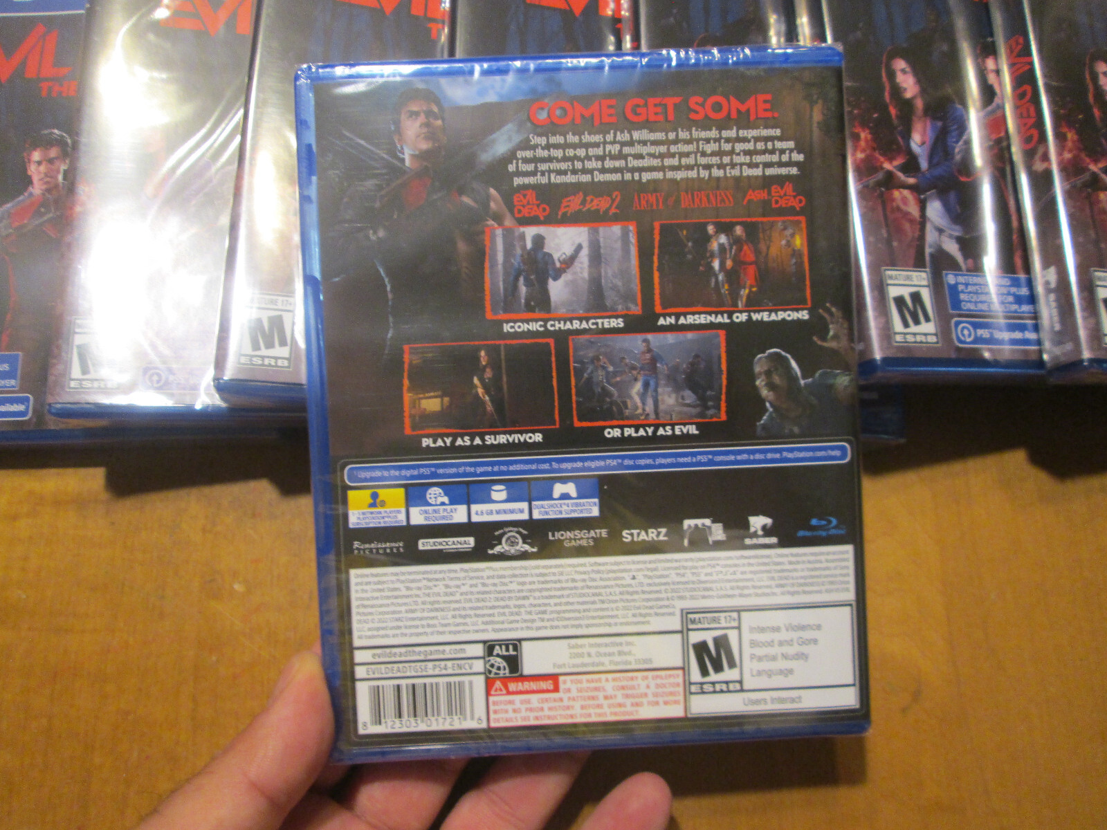 Evil Dead: The Game PS4 PLAYSTATION 4 SONY HORROR BRAND NEW FACTORY SEALED